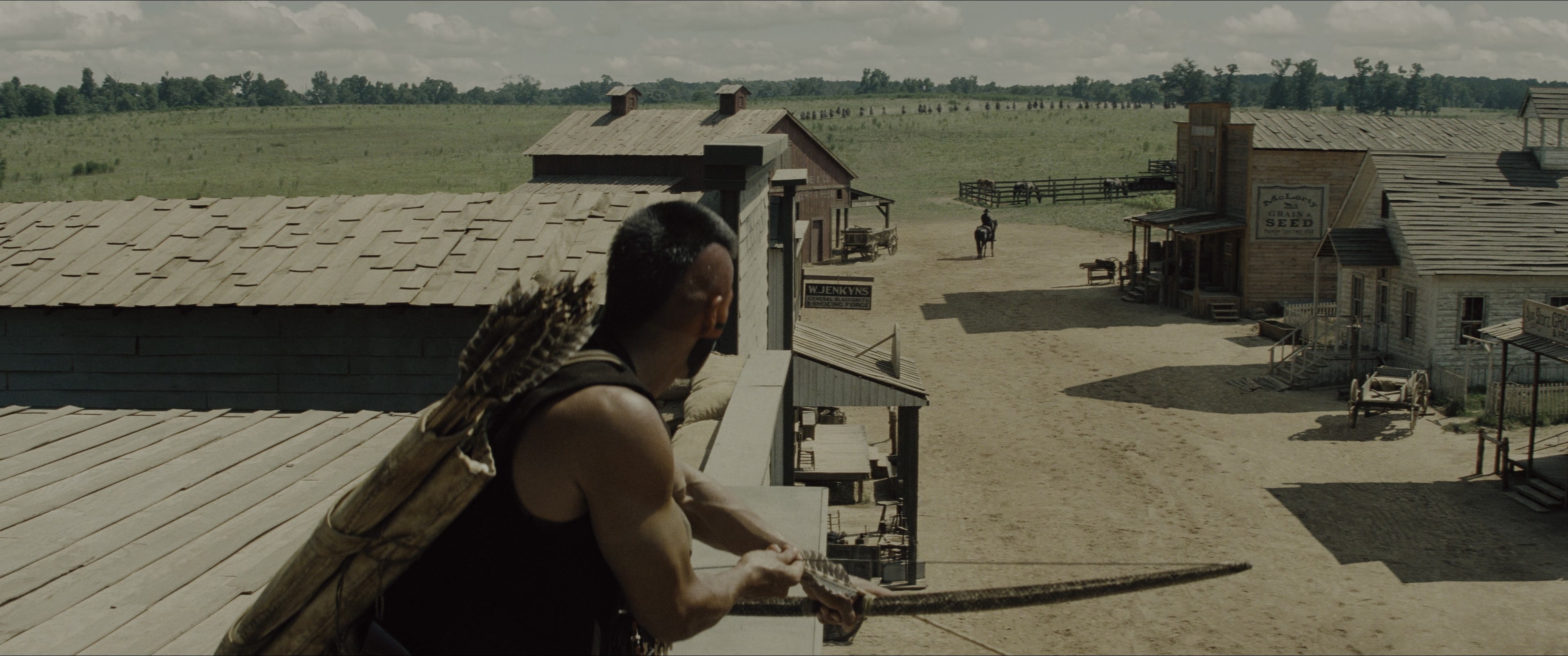 The Magnificent Seven (2016), wide, 2.39:1 — film still