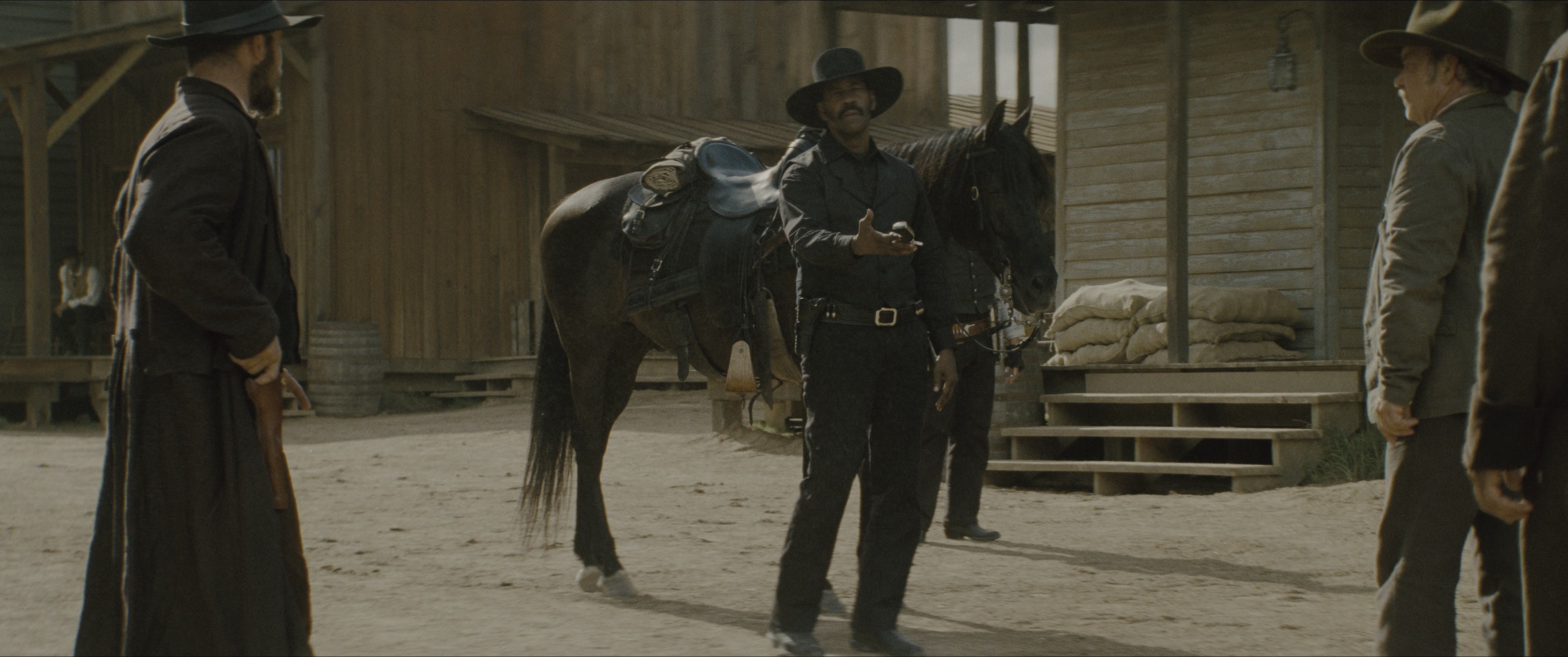 The Magnificent Seven (2016), wide, 2.39:1 — film still