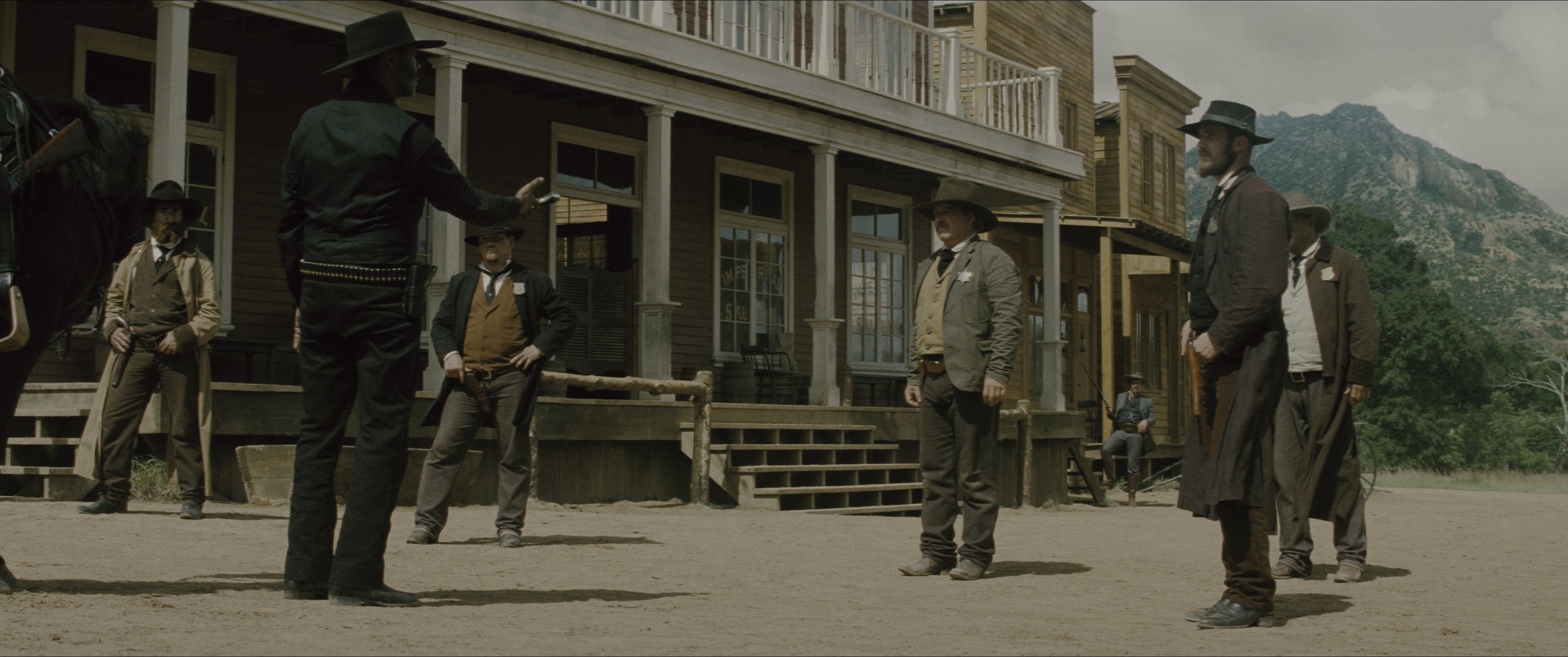 The Magnificent Seven (2016), wide, 2.39:1 — film still