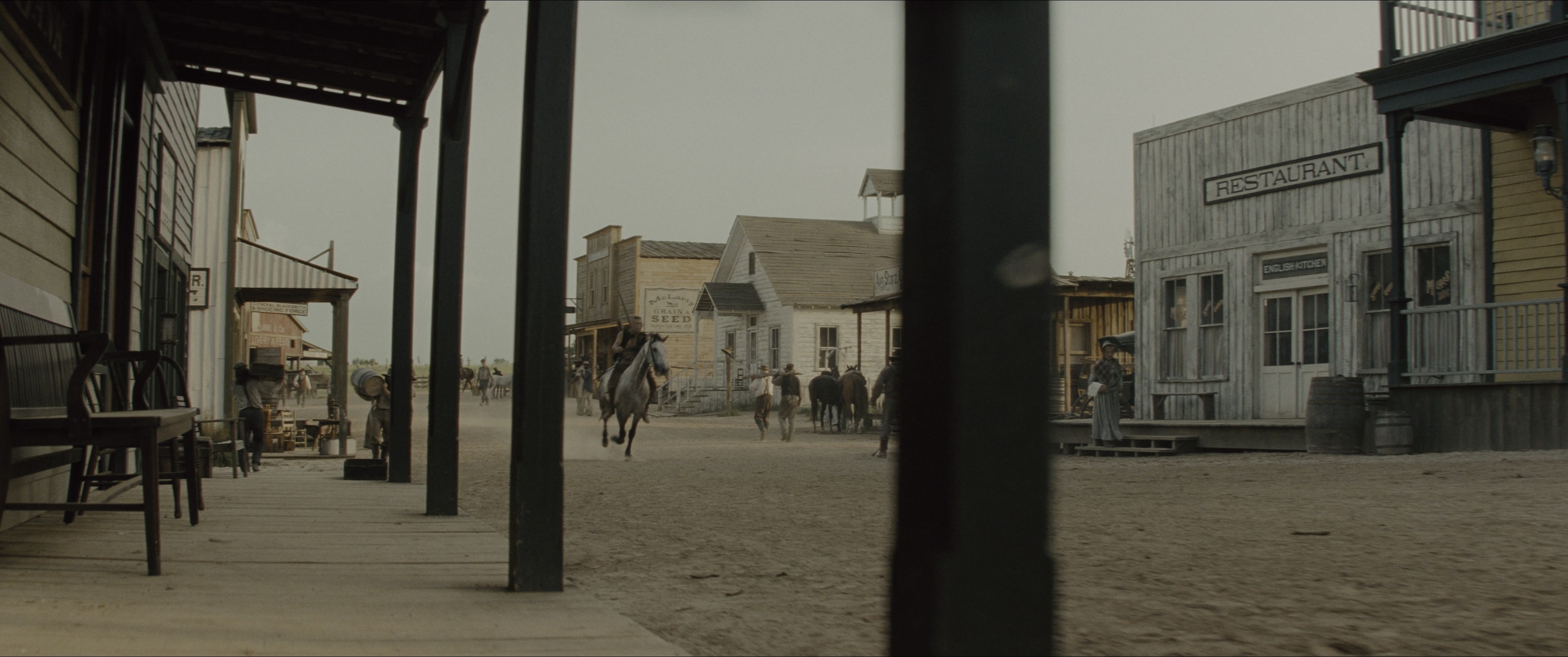 The Magnificent Seven (2016), wide, 2.39:1 — film still