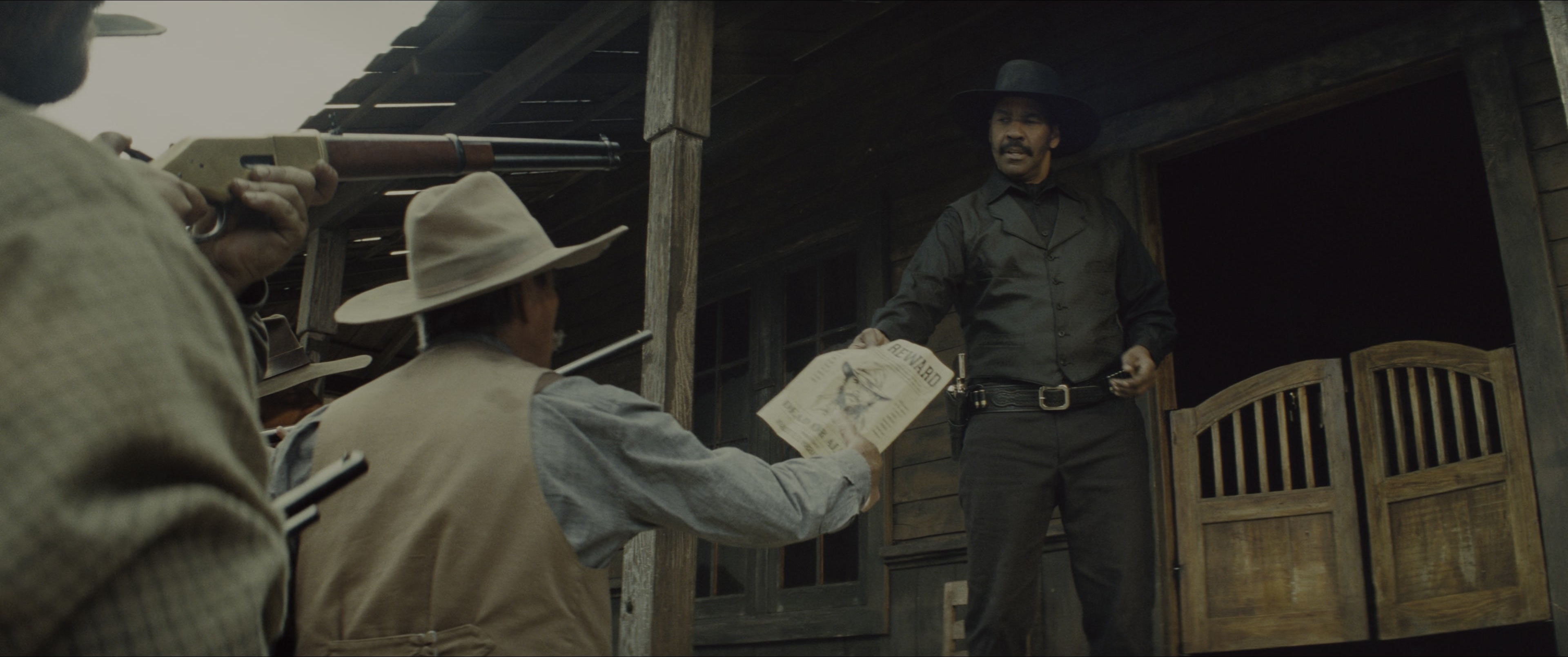 The Magnificent Seven (2016), wide, 2.39:1 — film still