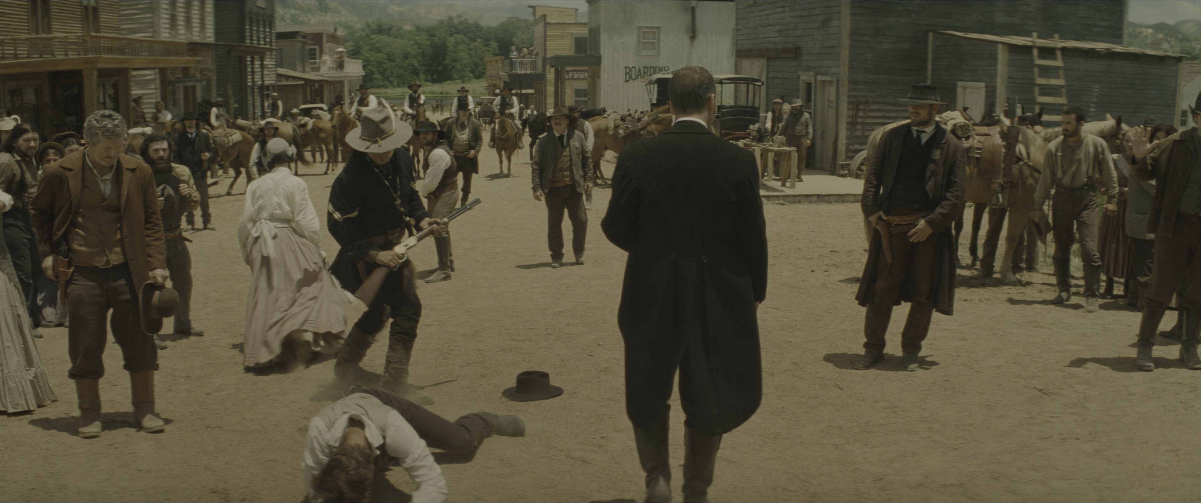 The Magnificent Seven (2016), wide, 2.39:1 — film still