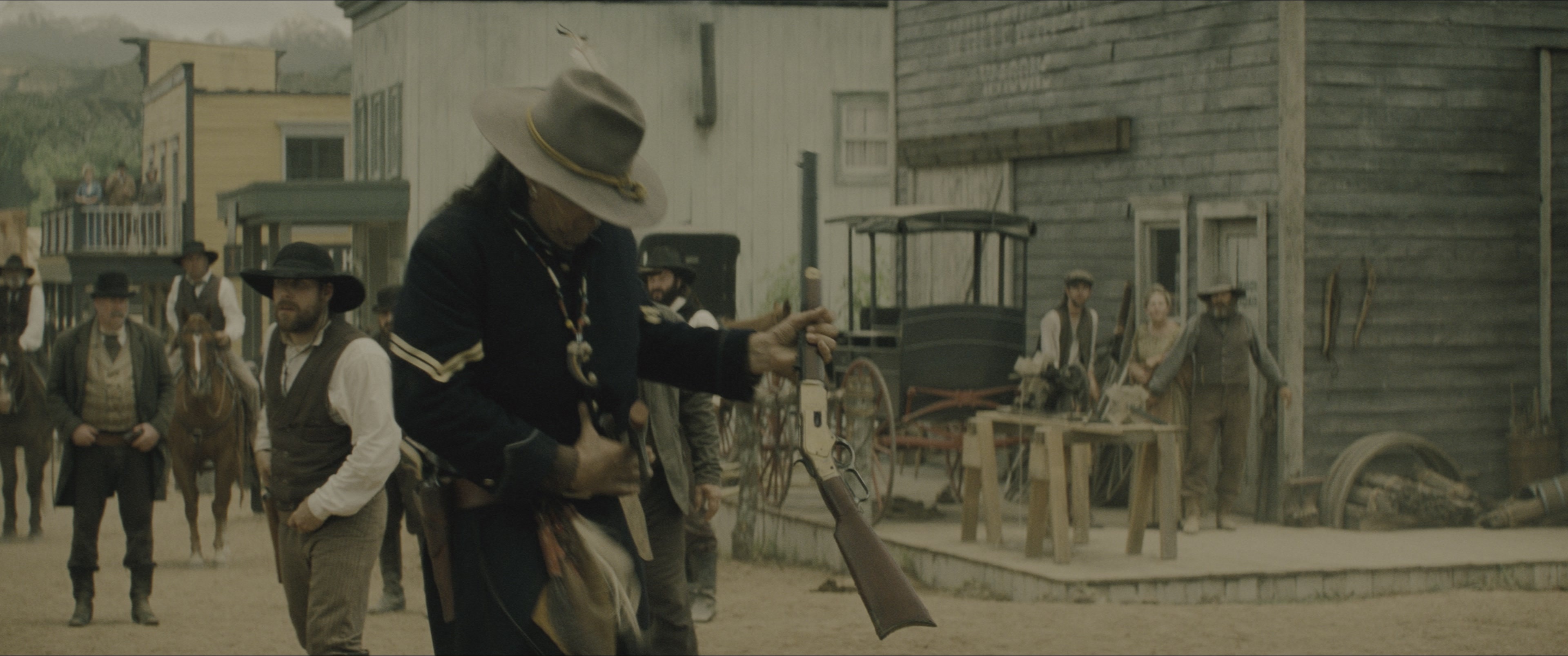 The Magnificent Seven (2016), wide, 2.39:1 — film still