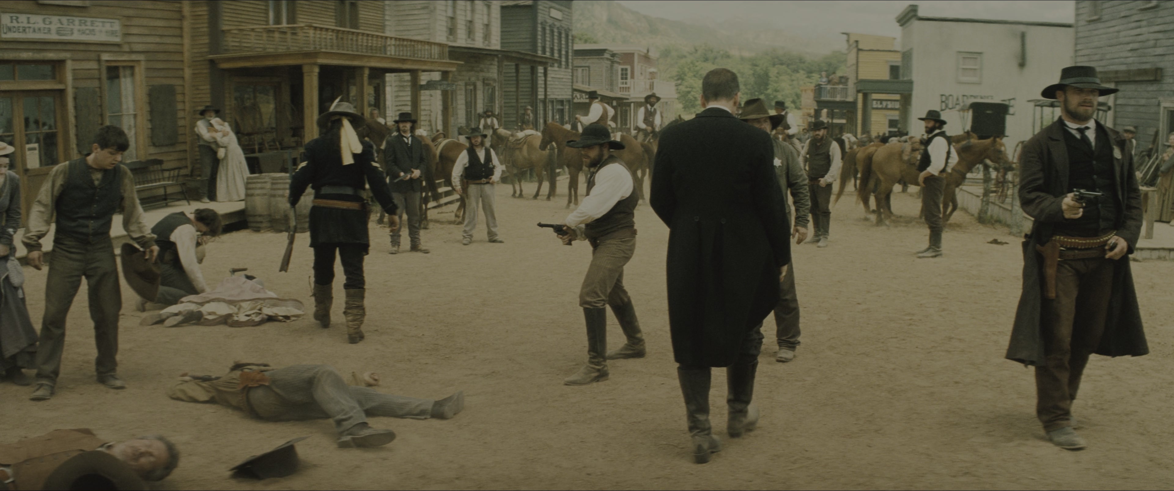 The Magnificent Seven (2016), wide, 2.39:1 — film still