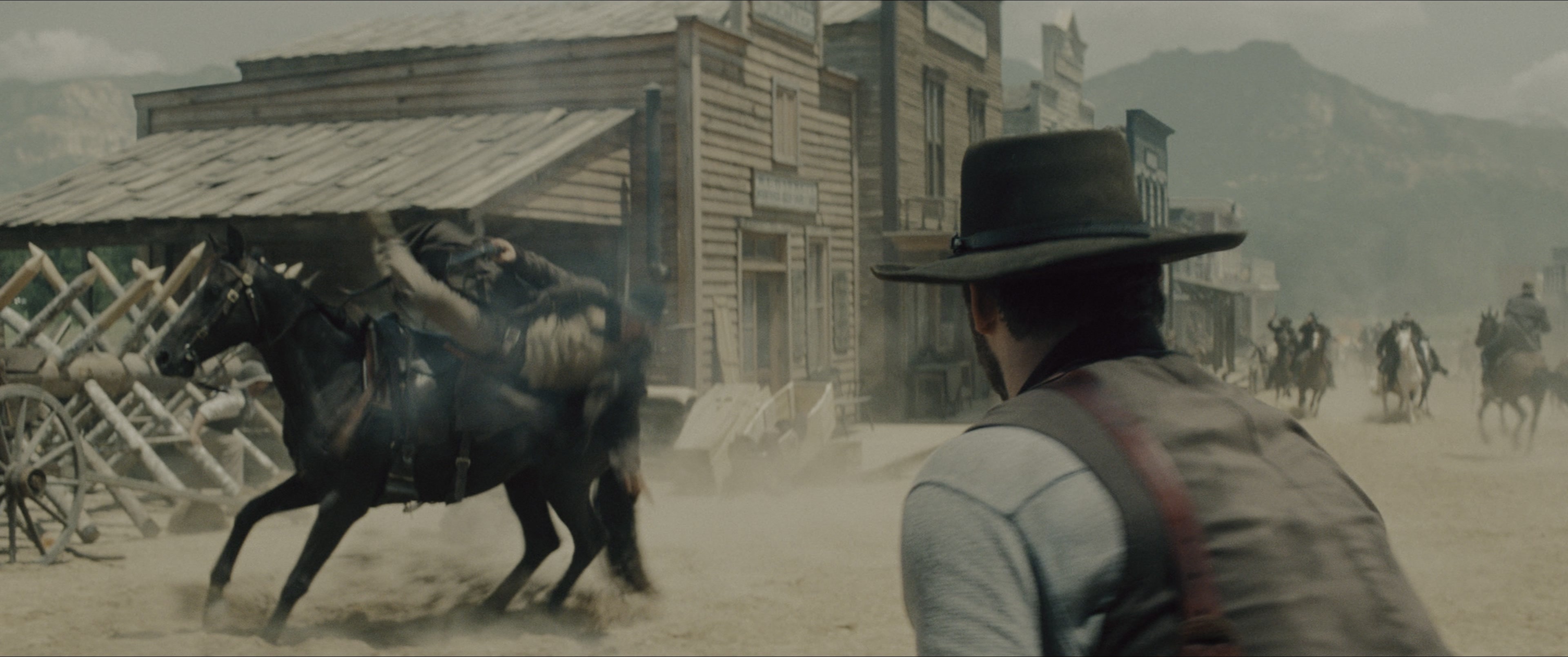 The Magnificent Seven (2016), wide, 2.39:1 — film still
