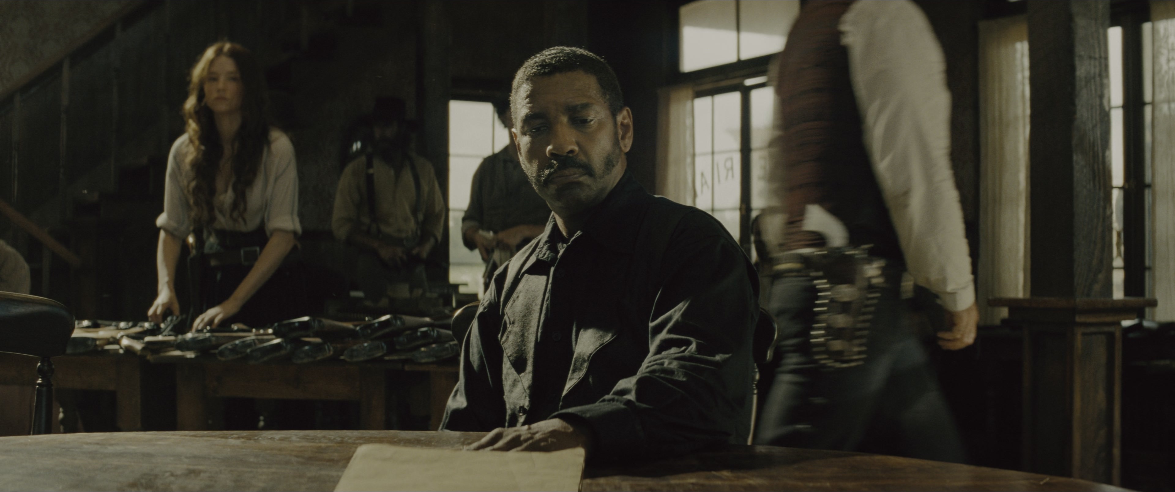 The Magnificent Seven (2016), wide, 2.39:1 — film still