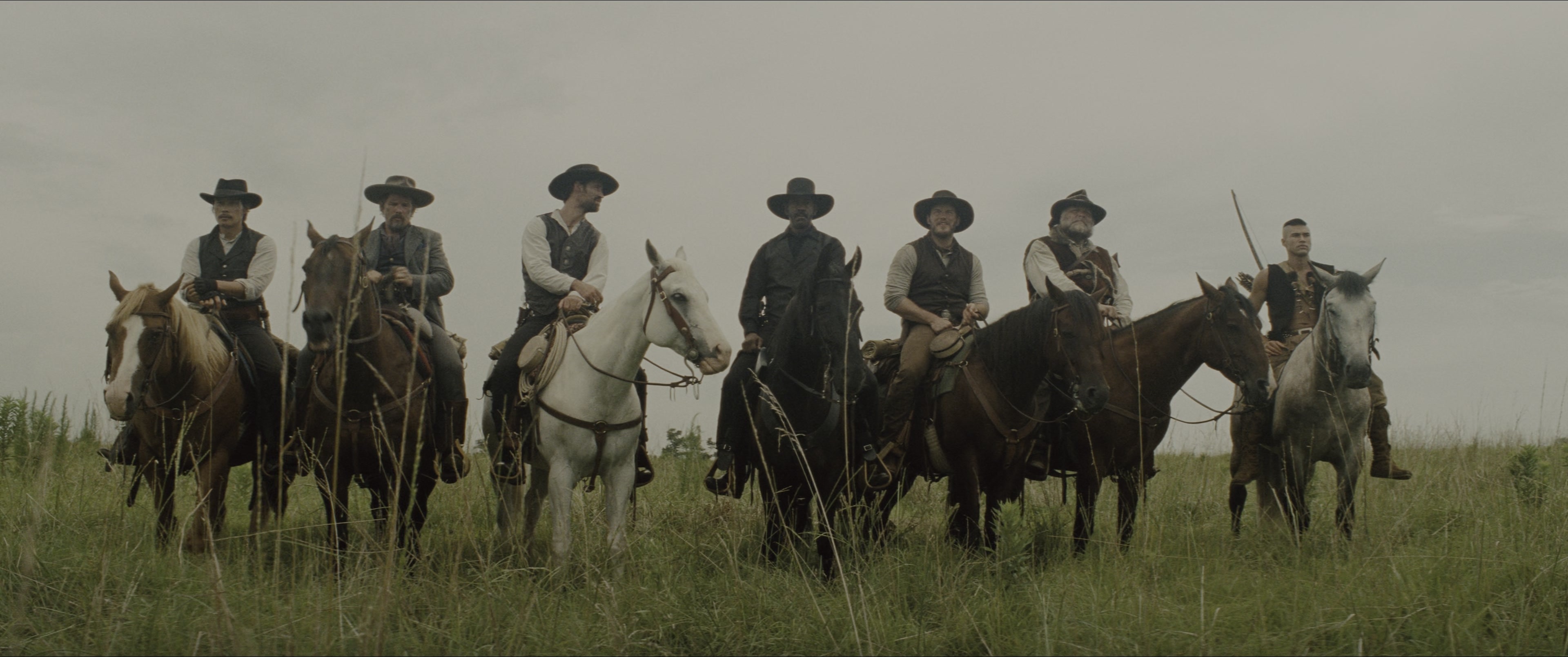 The Magnificent Seven (2016), wide, 2.39:1 — film still