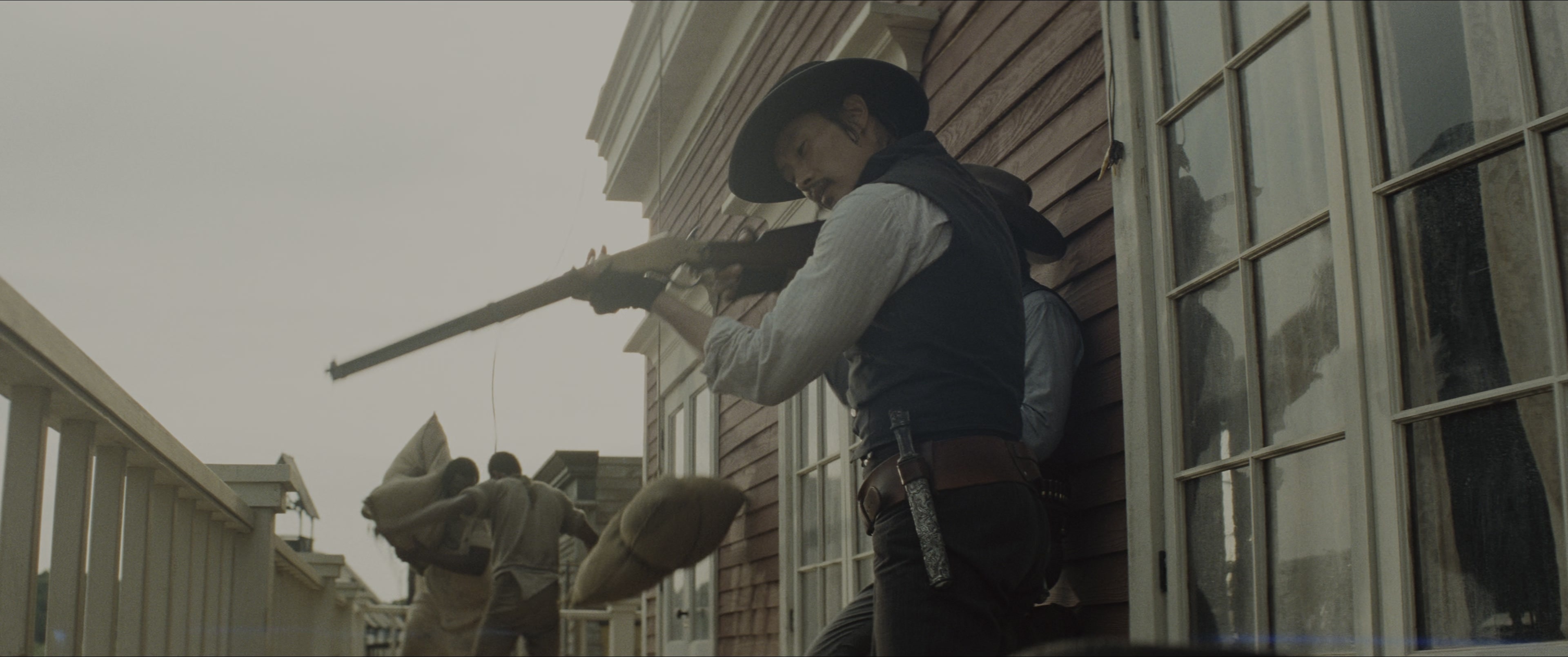 The Magnificent Seven (2016), wide, 2.39:1 — film still