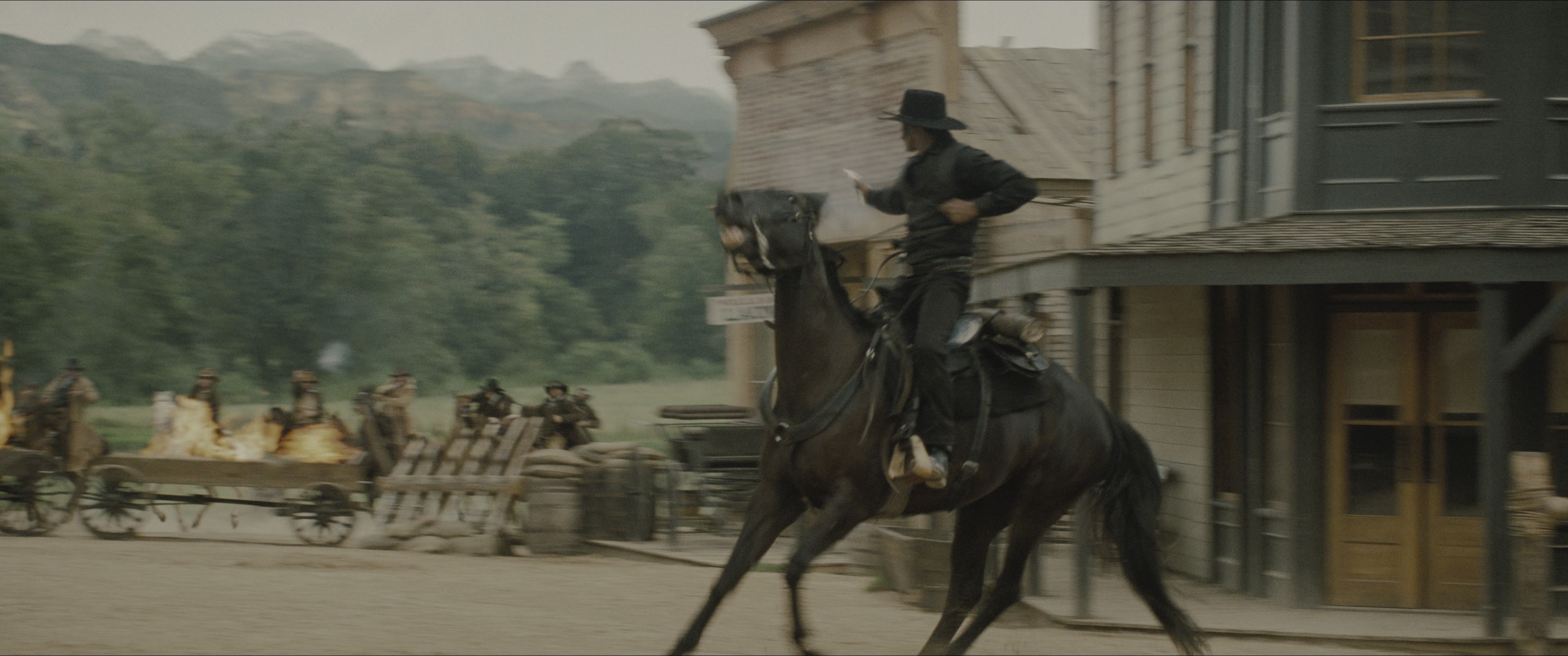 The Magnificent Seven (2016), wide, 2.39:1 — film still