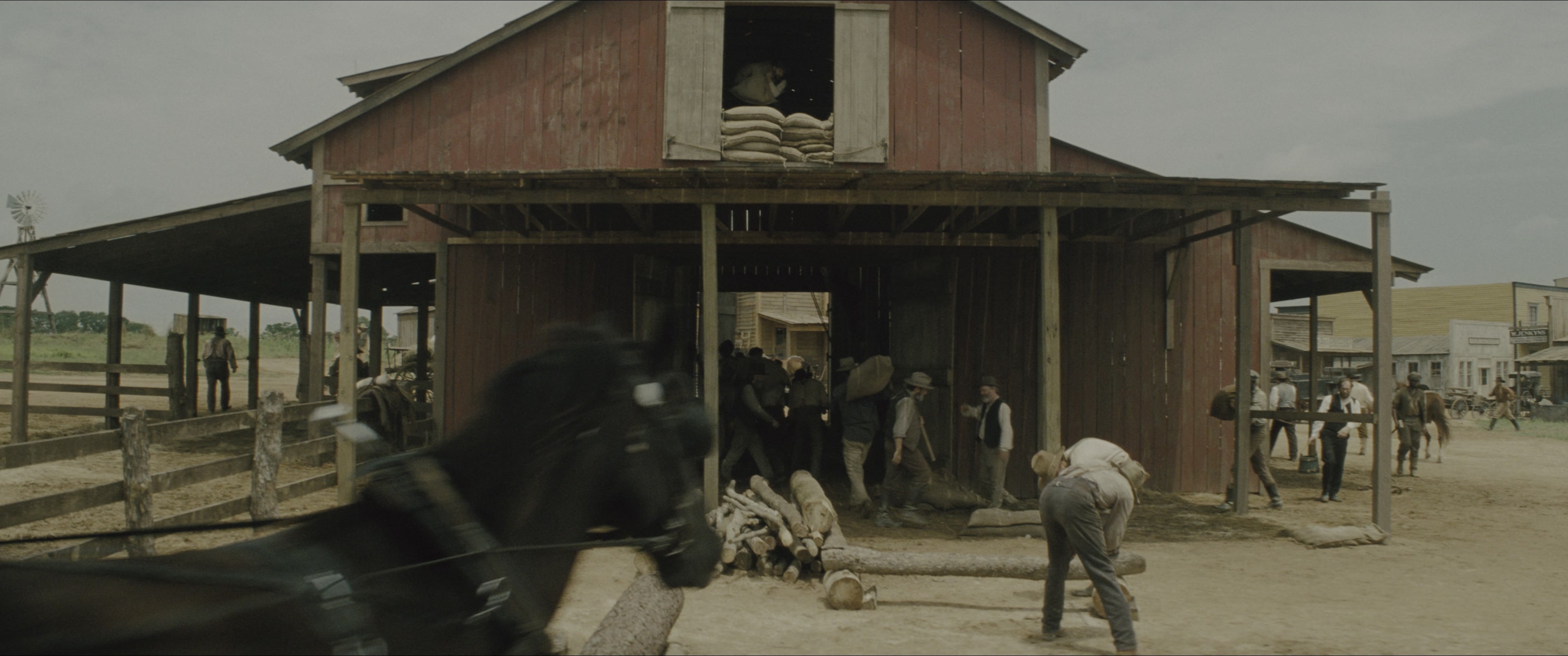 The Magnificent Seven (2016), wide, 2.39:1 — film still