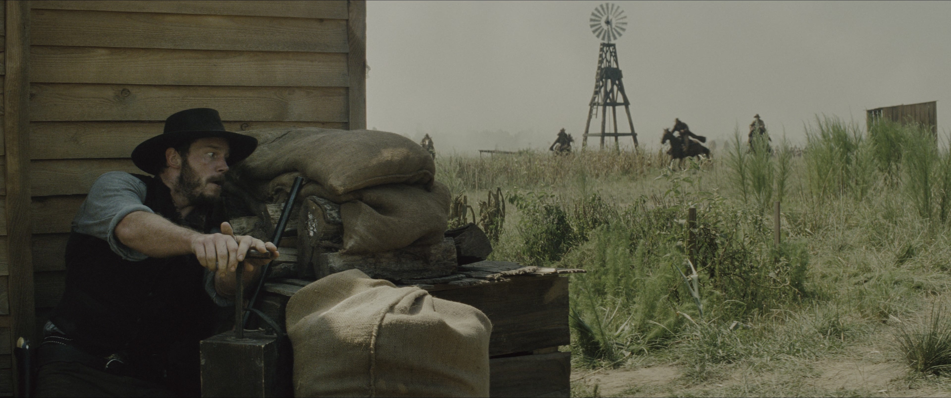 The Magnificent Seven (2016), wide, 2.39:1 — film still