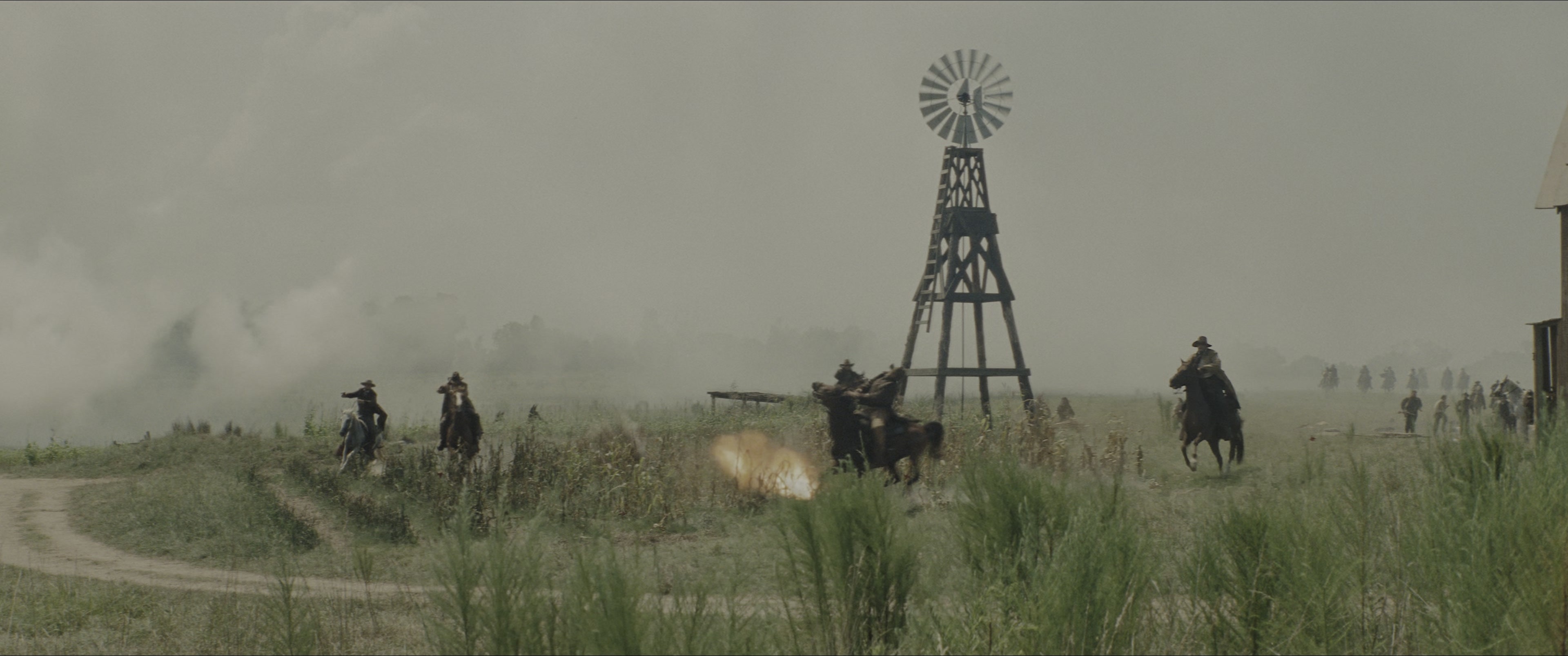 The Magnificent Seven (2016), wide, 2.39:1 — film still