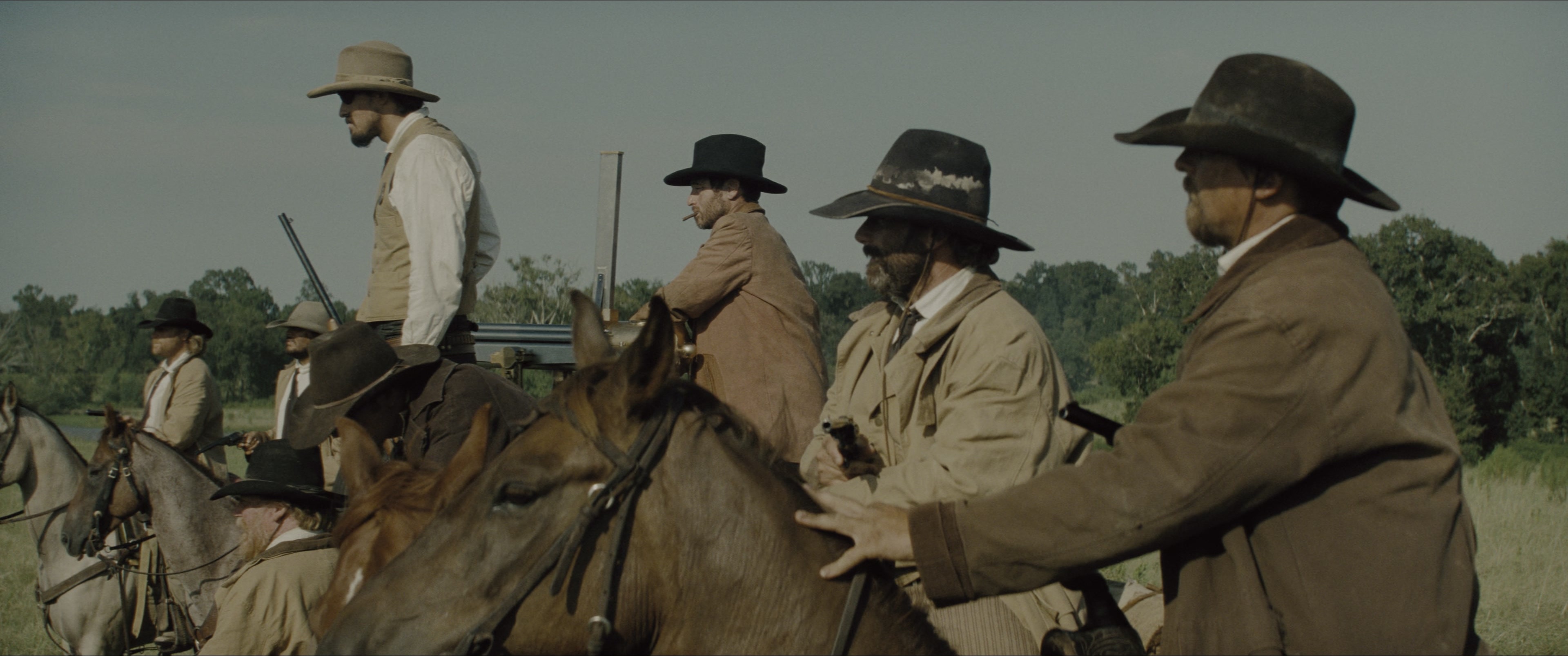 The Magnificent Seven (2016), wide, 2.39:1 — film still