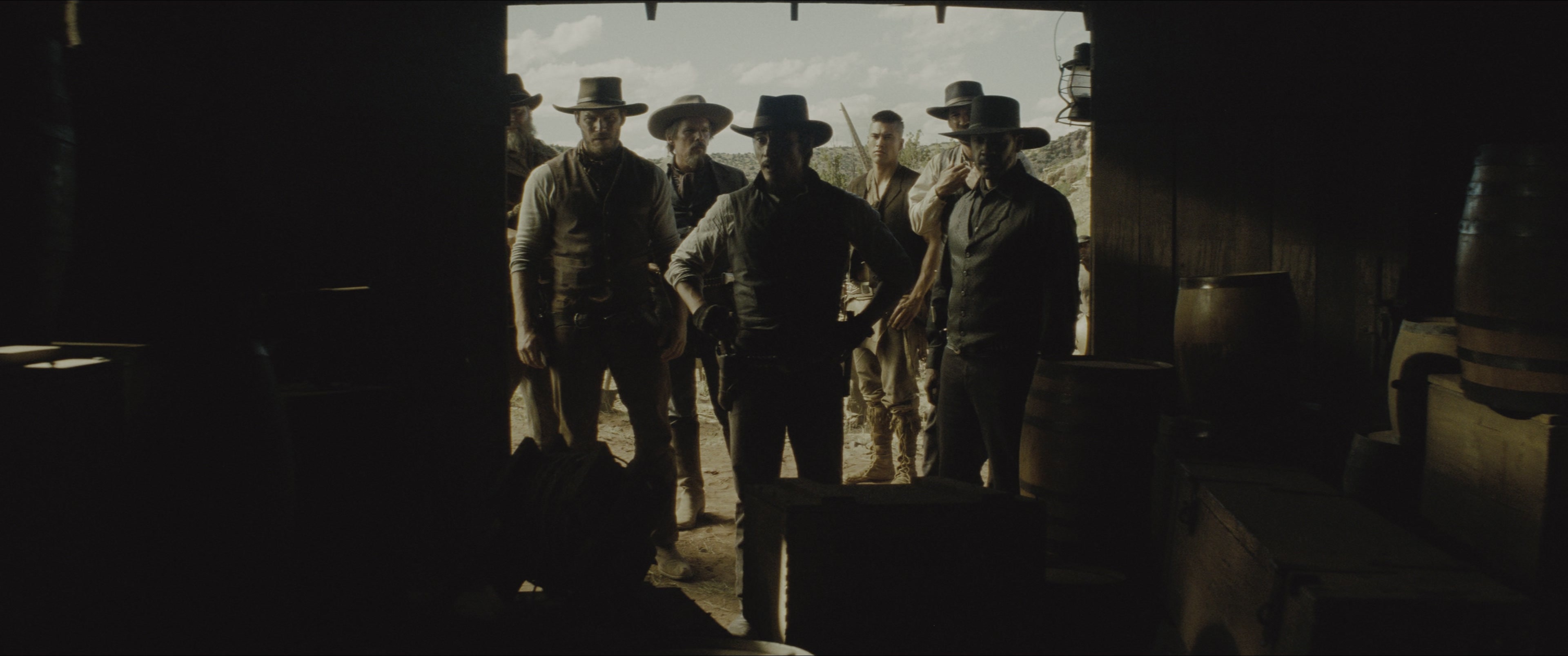 The Magnificent Seven (2016), wide, 2.39:1 — film still