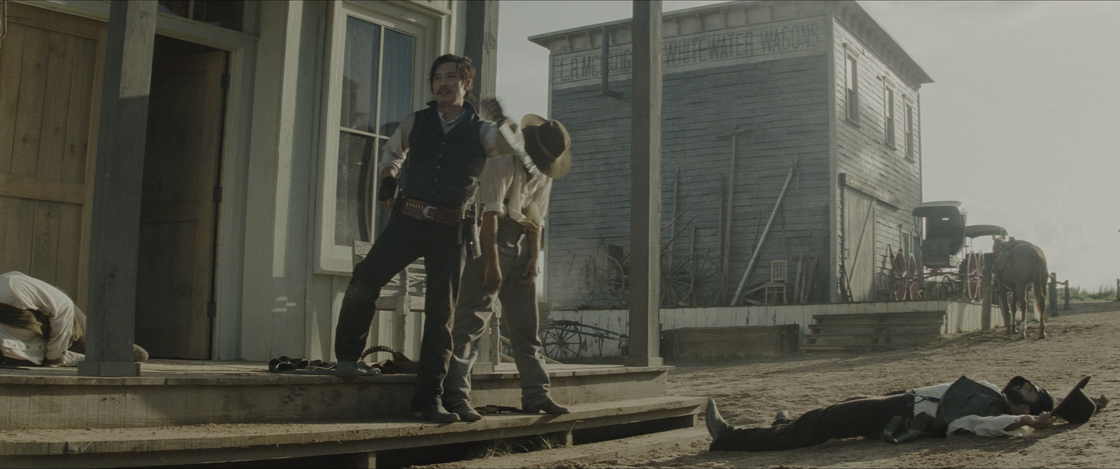 The Magnificent Seven (2016), wide, 2.39:1 — film still