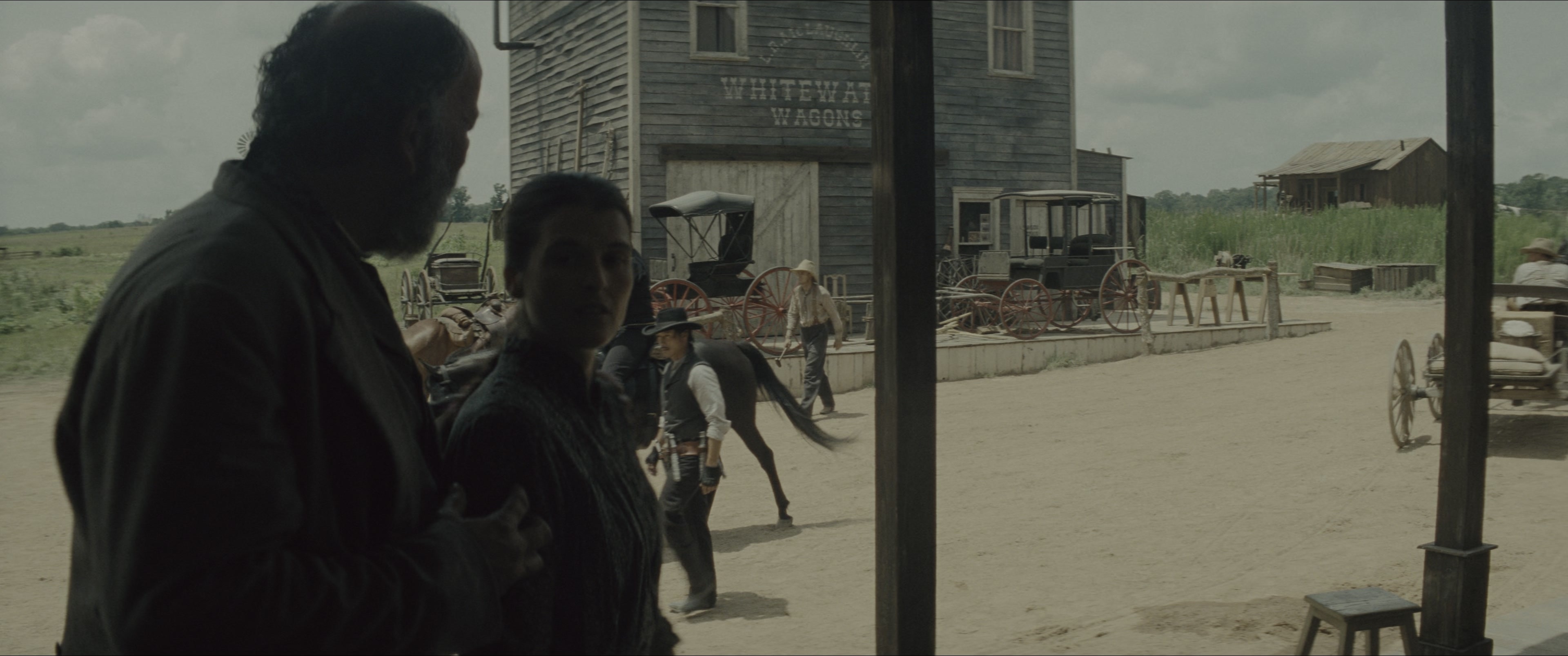 The Magnificent Seven (2016), wide, 2.39:1 — film still