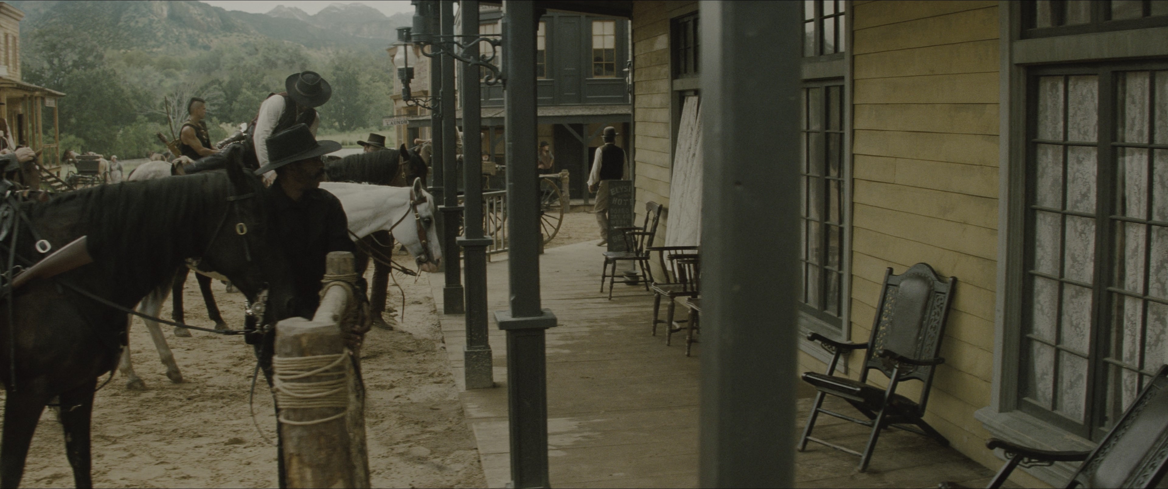 The Magnificent Seven (2016), wide, 2.39:1 — film still