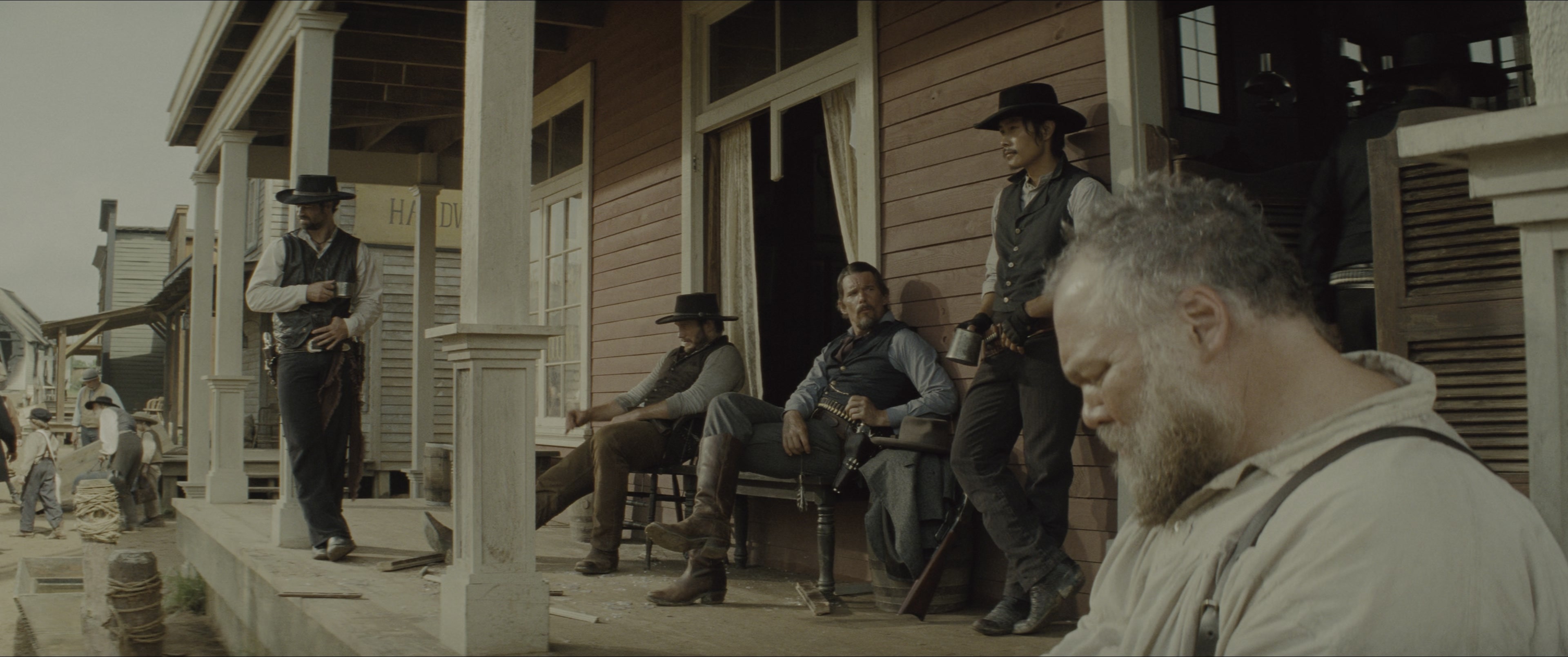 The Magnificent Seven (2016), wide, 2.39:1 — film still