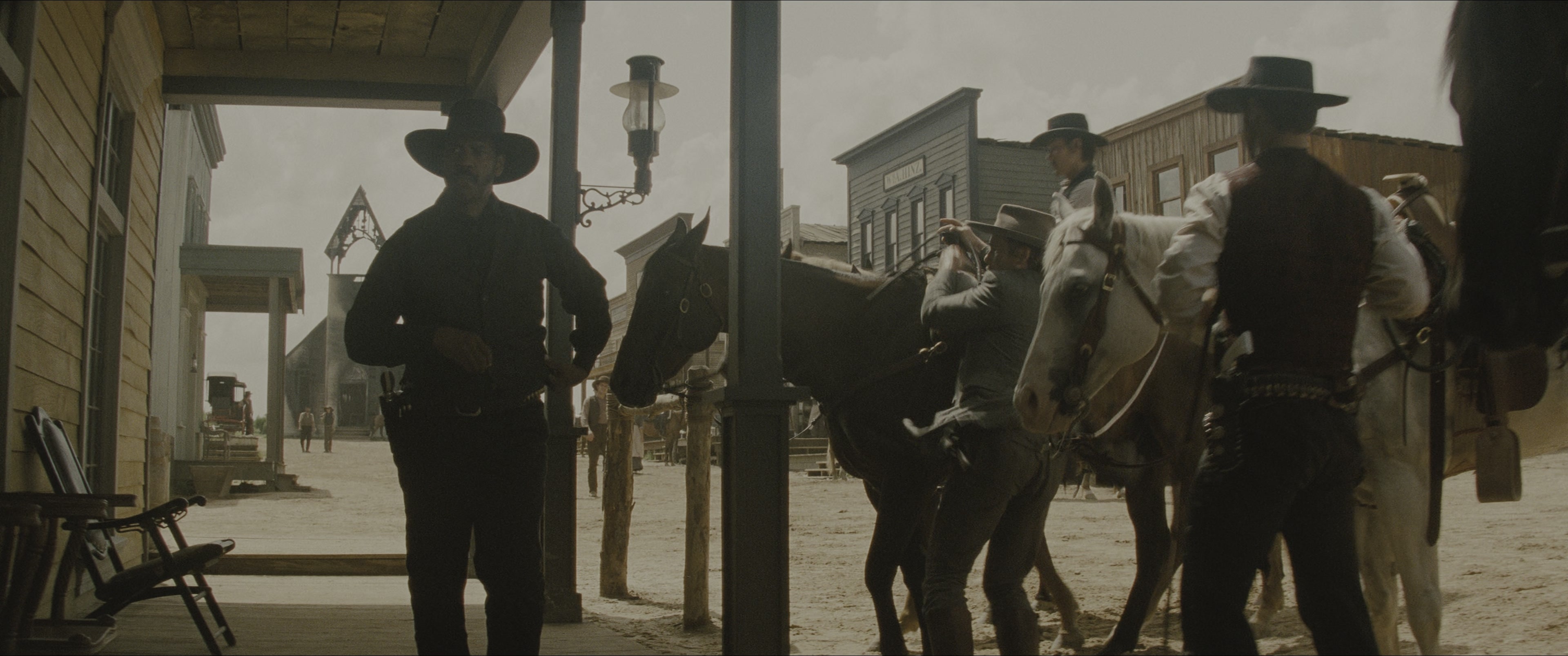The Magnificent Seven (2016), wide, 2.39:1 — film still