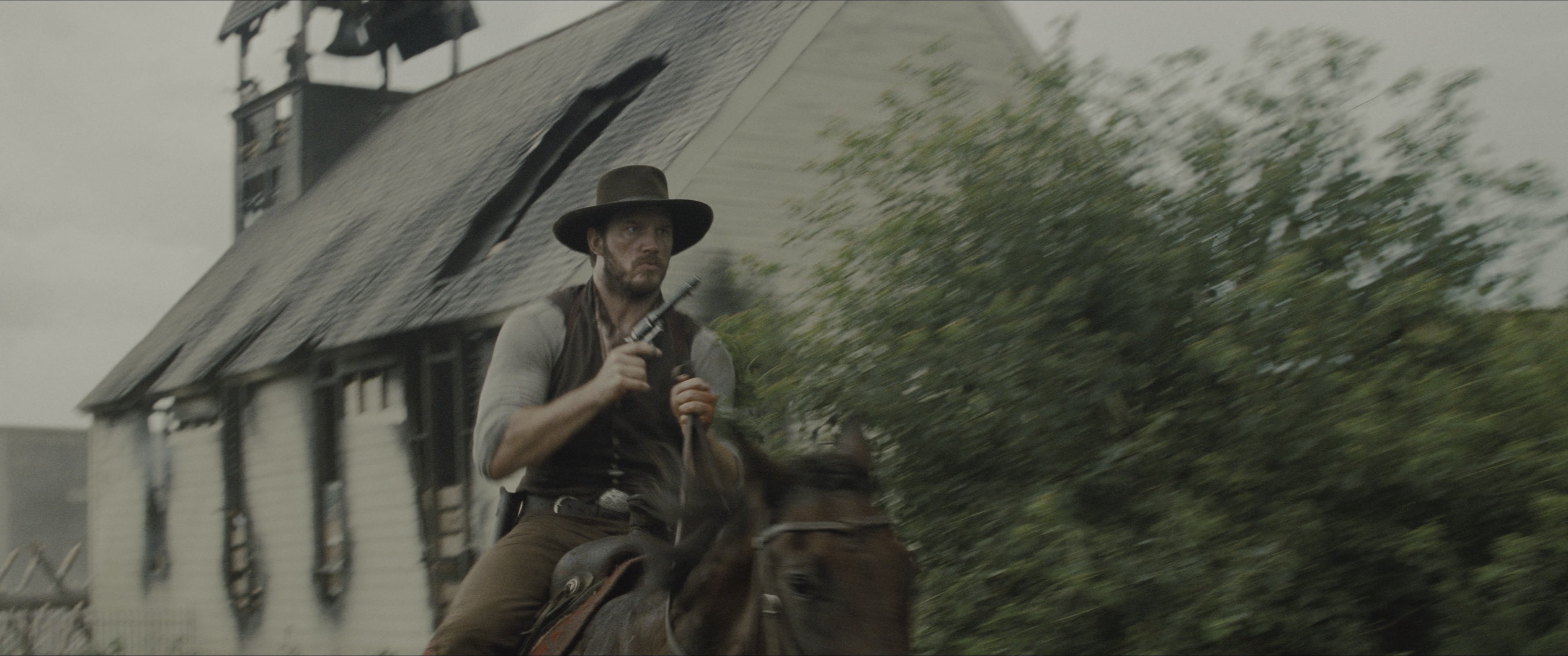 The Magnificent Seven (2016), wide, 2.39:1 — film still