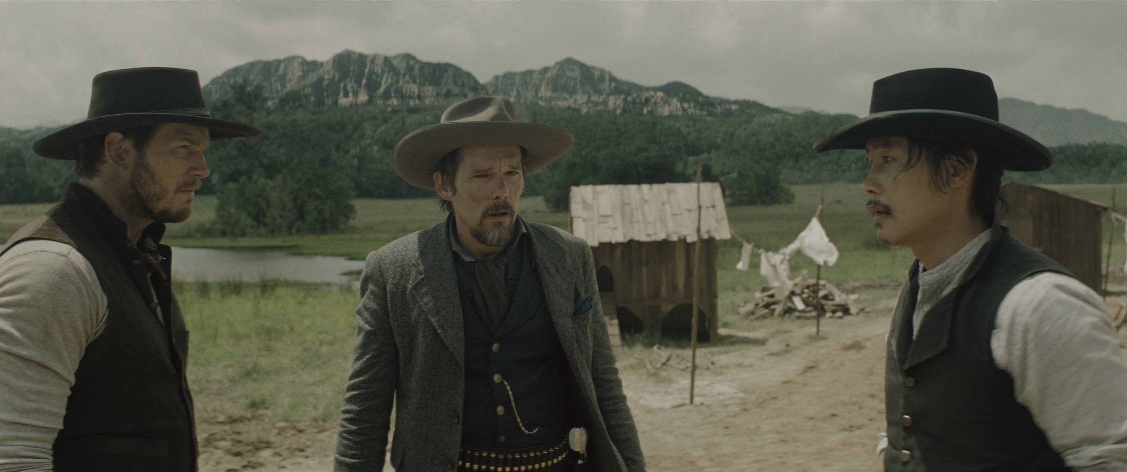 The Magnificent Seven (2016), wide, 2.39:1 — film still