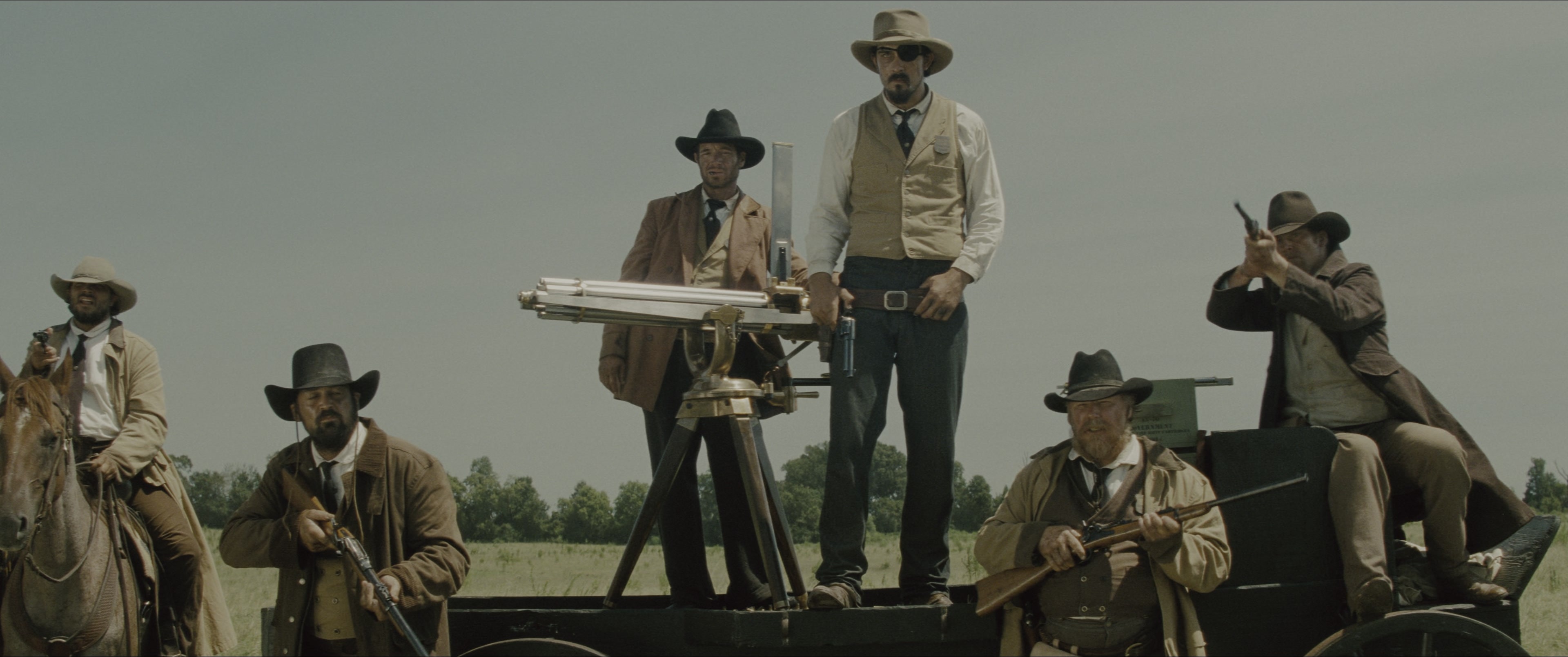 The Magnificent Seven (2016), wide, 2.39:1 — film still