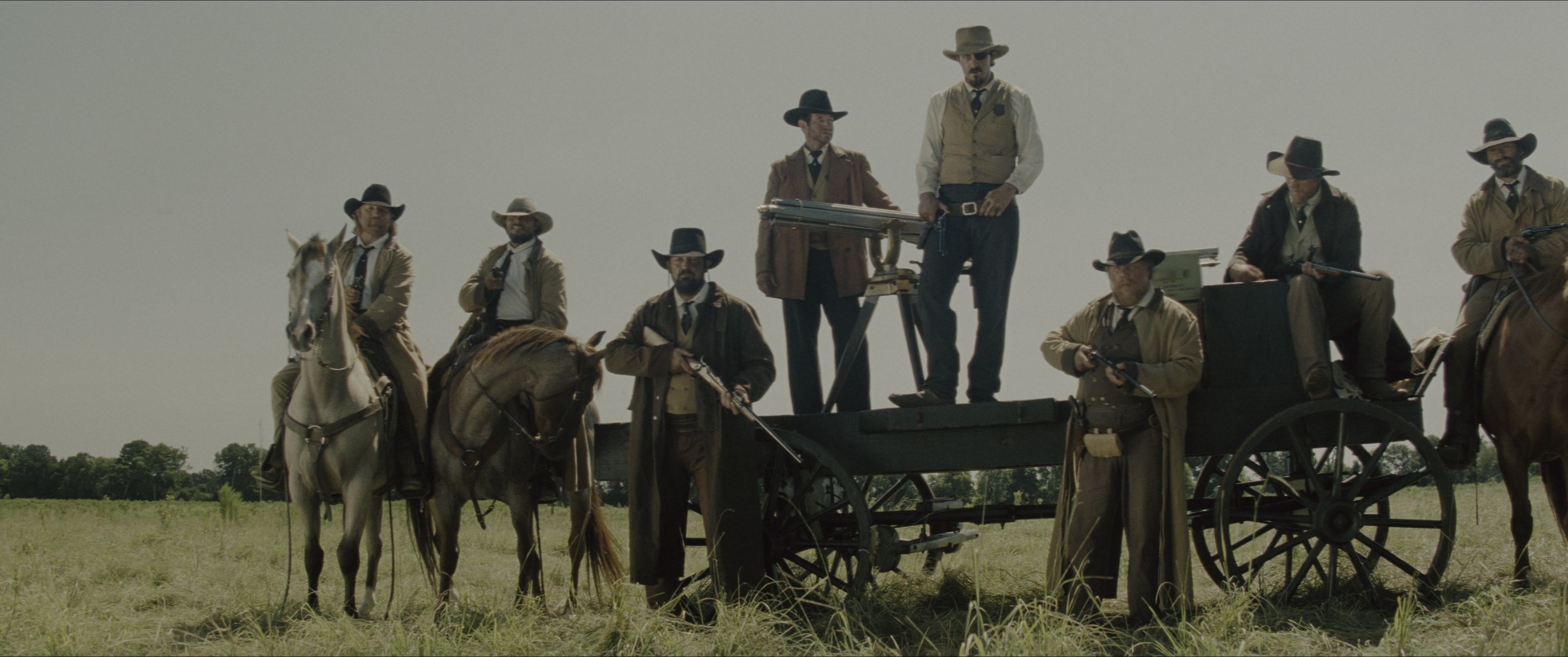 The Magnificent Seven (2016), wide, 2.39:1 — film still