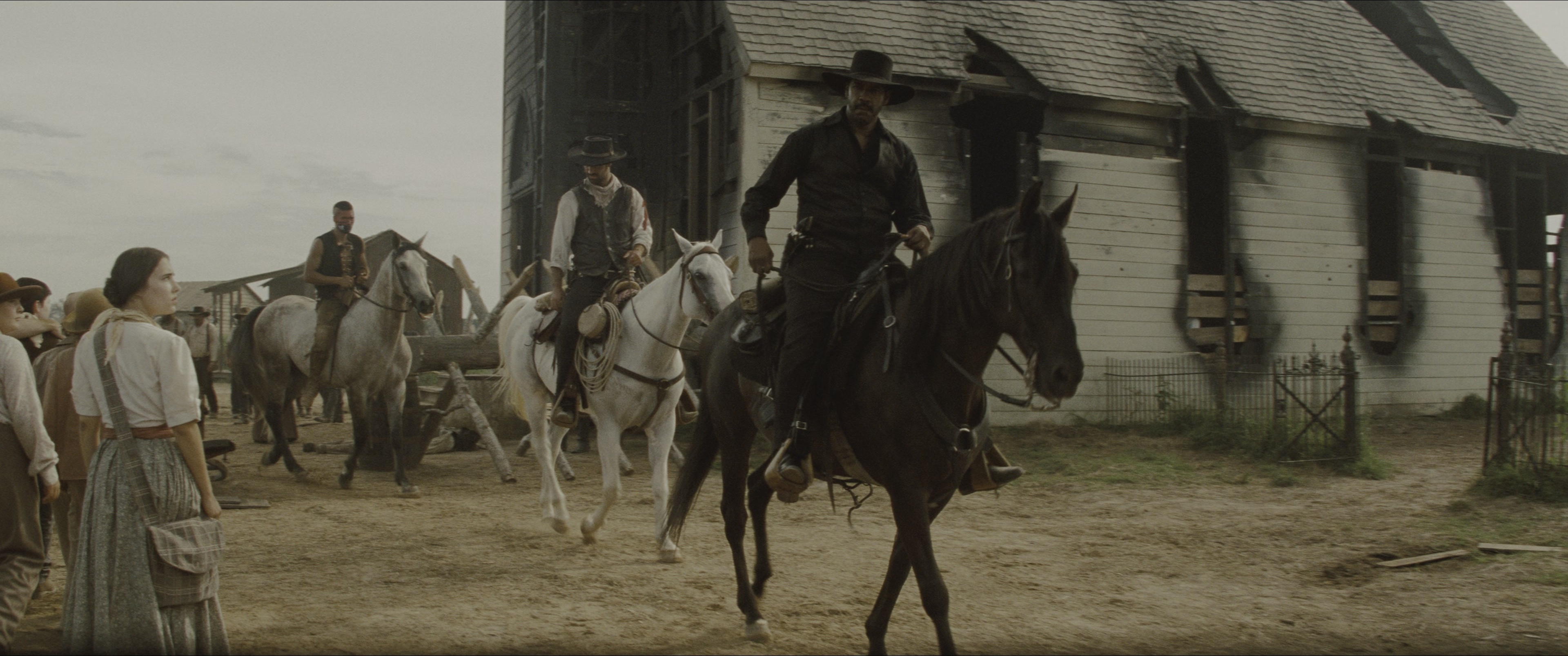 The Magnificent Seven (2016), wide, 2.39:1 — film still