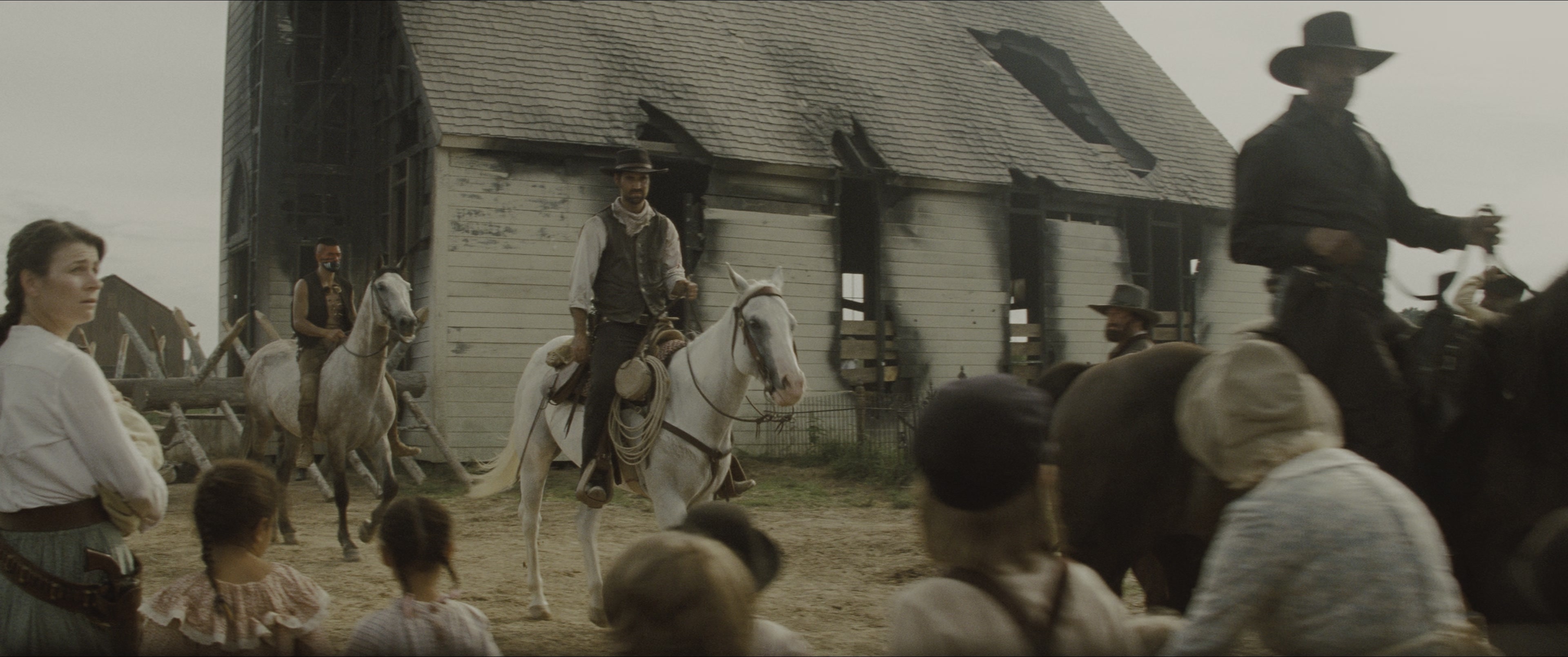 The Magnificent Seven (2016), wide, 2.39:1 — film still