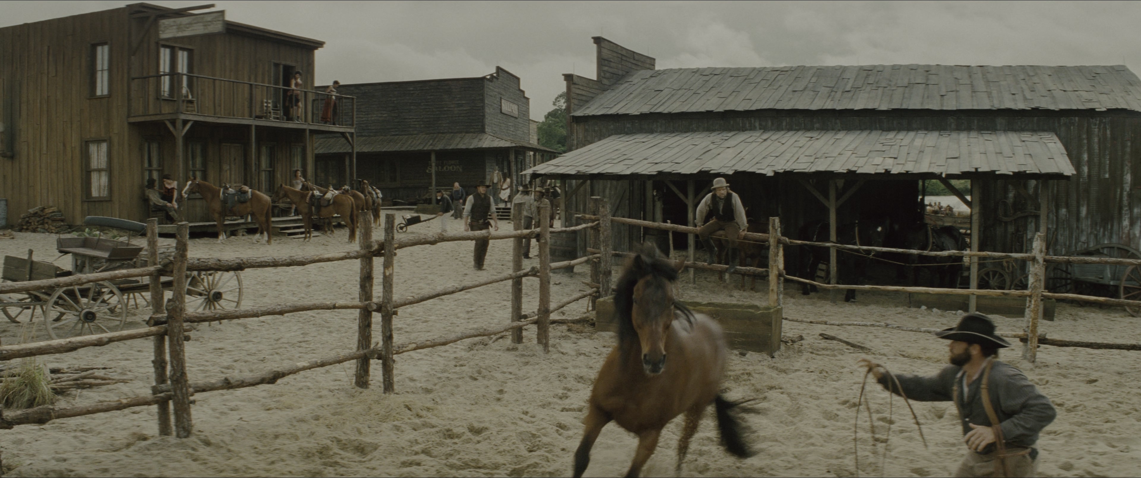 The Magnificent Seven (2016), wide, 2.39:1 — film still