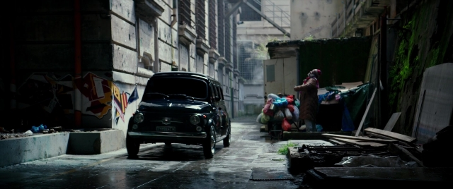 Frame from Zoolander 2 — walking, street, car