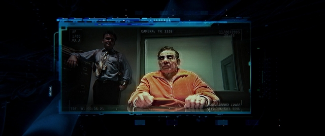 Wide shot frame from Zoolander 2 — sitting, standing, shirt
