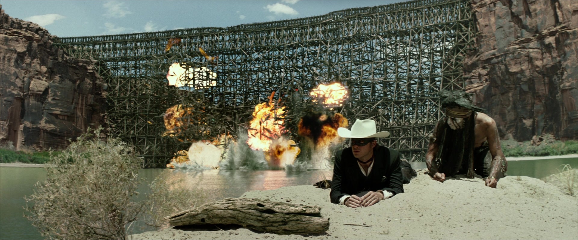 The Lone Ranger (2013), wide, 2.40:1 — film still