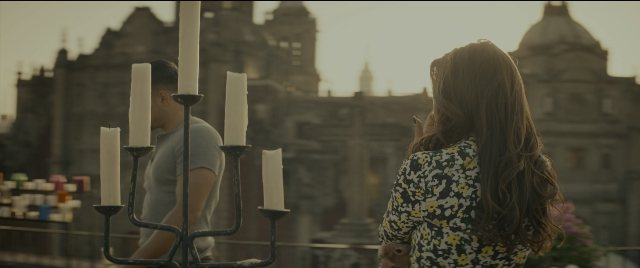 Wide shot frame from Bad Boys for Life — standing, dress, shirt