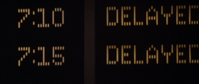 Frame from Die Hard 2 — clock, digital clock