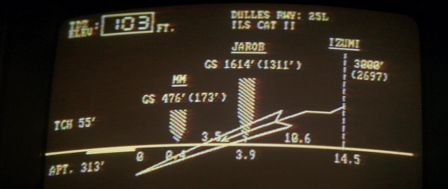 Frame from Die Hard 2 — car, scoreboard