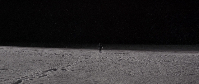 Frame from Die Hard 2 — walking, night, snow