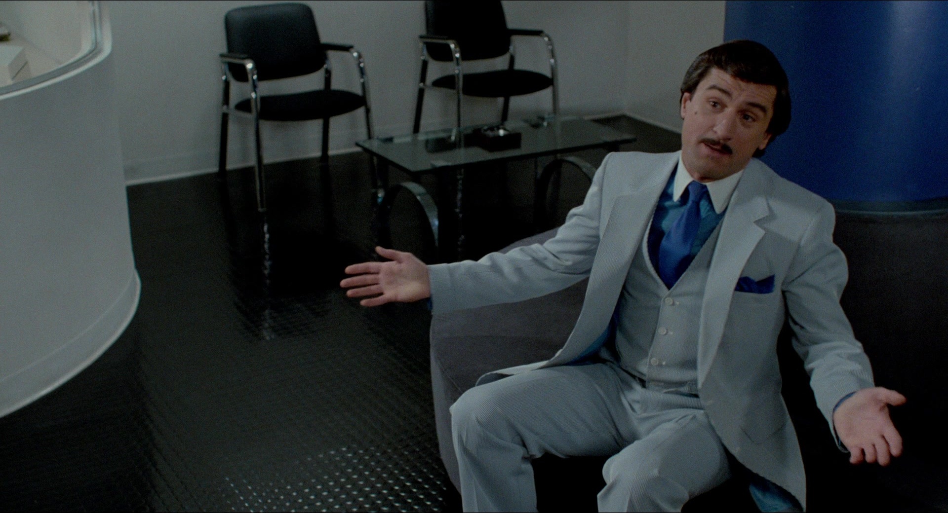 The King of Comedy (1982), wide, 1.85:1 — film still