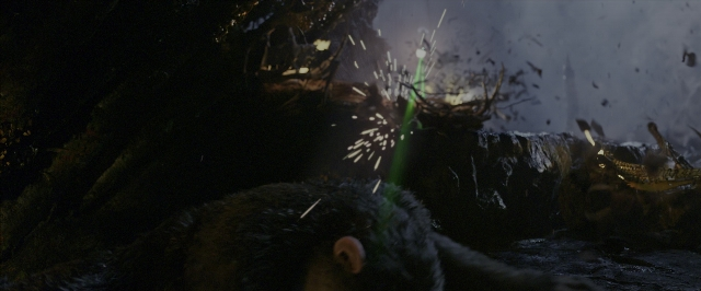 Wide shot frame from War for the Planet of the Apes — animal