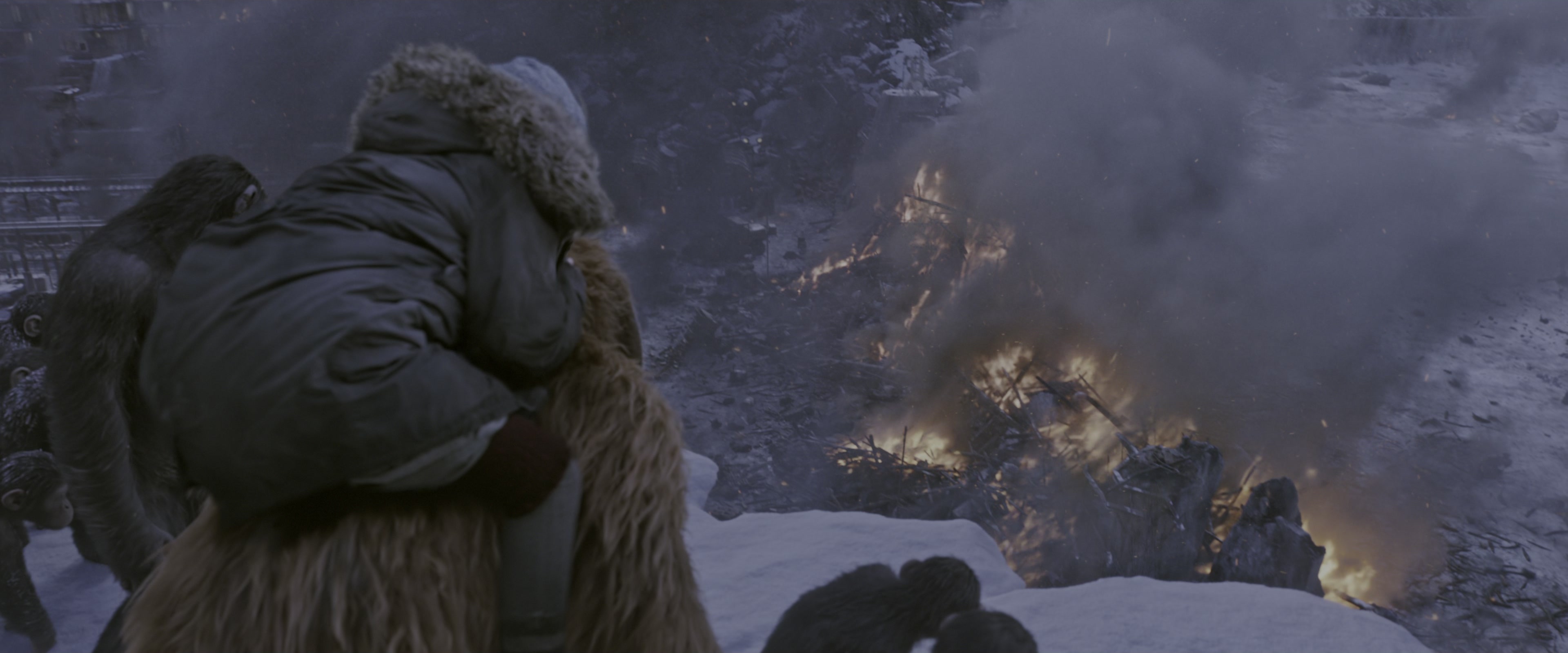 War for the Planet of the Apes (2017), wide, 2.40:1 — film still