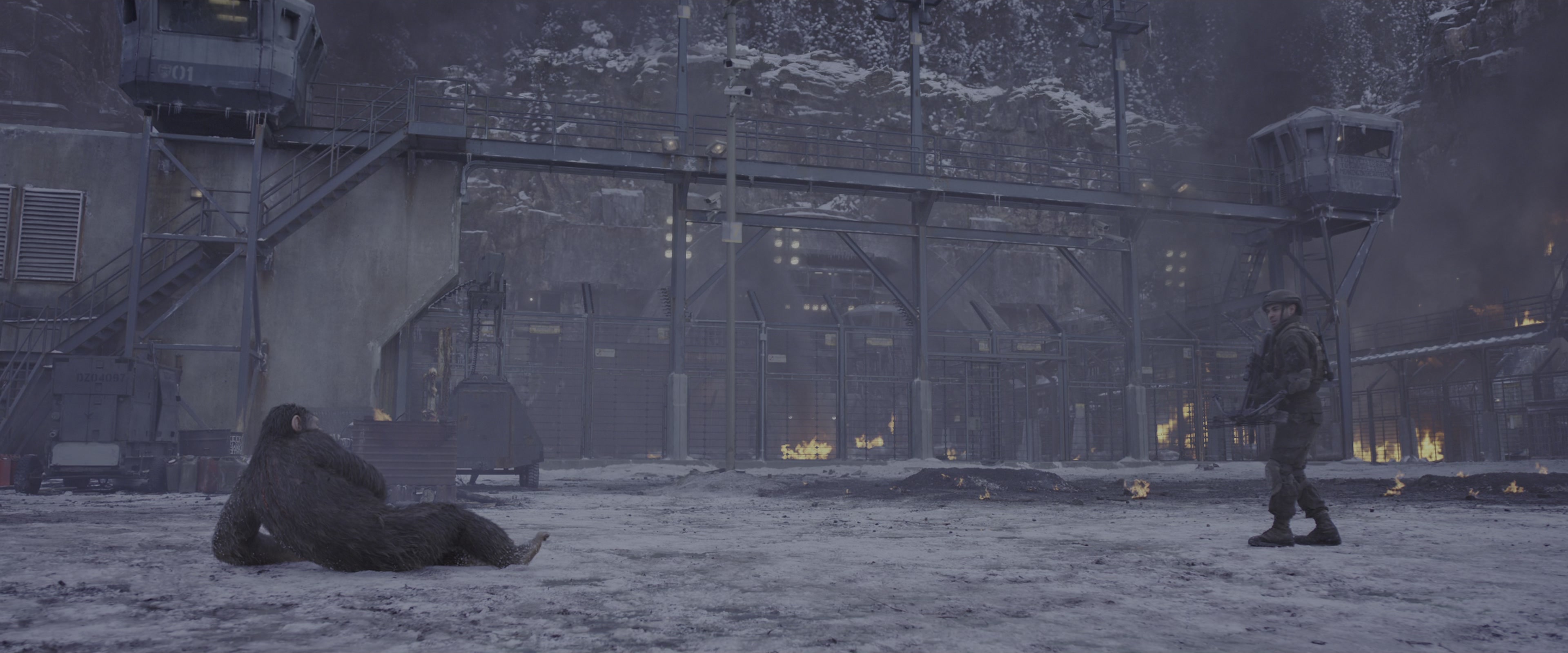 War for the Planet of the Apes (2017), wide, 2.40:1 — film still