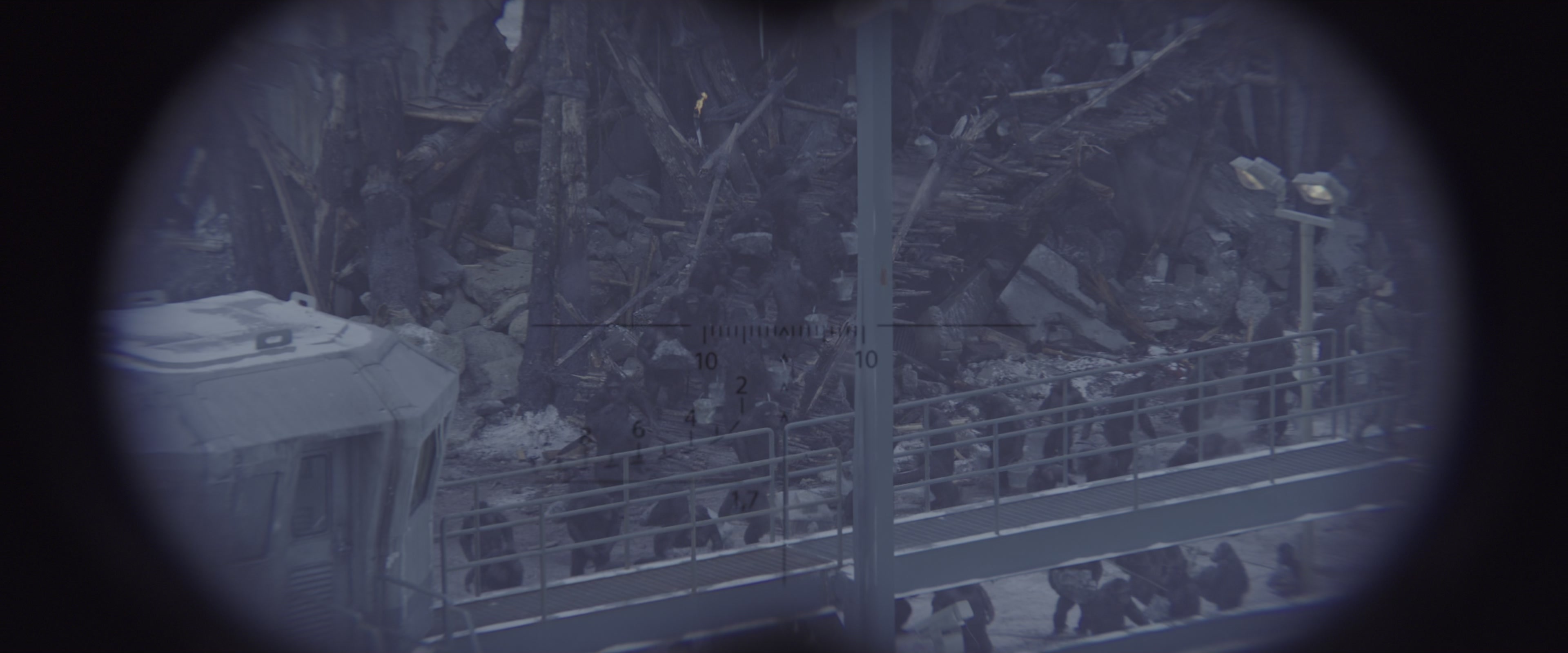 War for the Planet of the Apes (2017), wide, 2.40:1 — film still