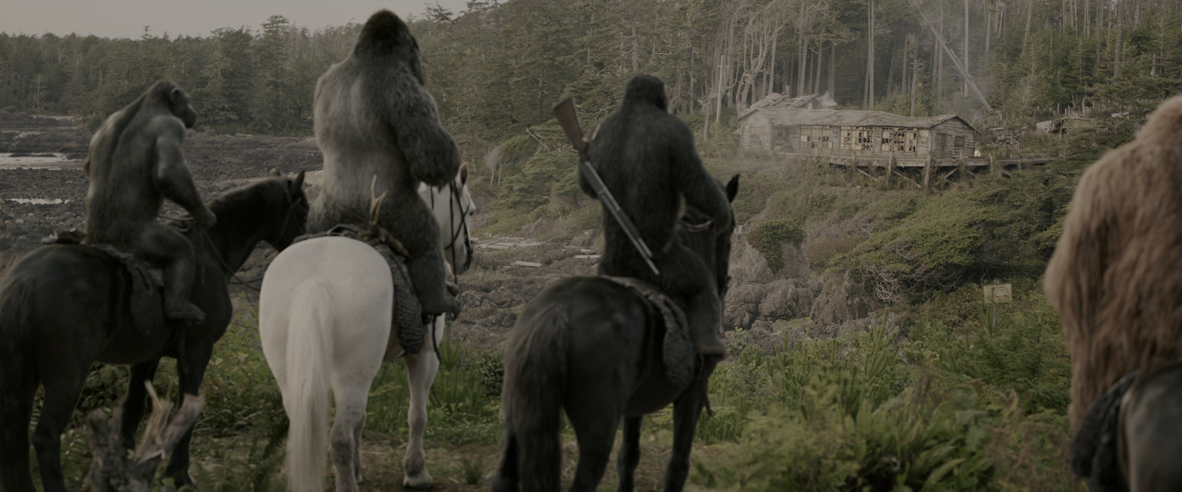 War for the Planet of the Apes (2017), wide, 2.40:1 — film still