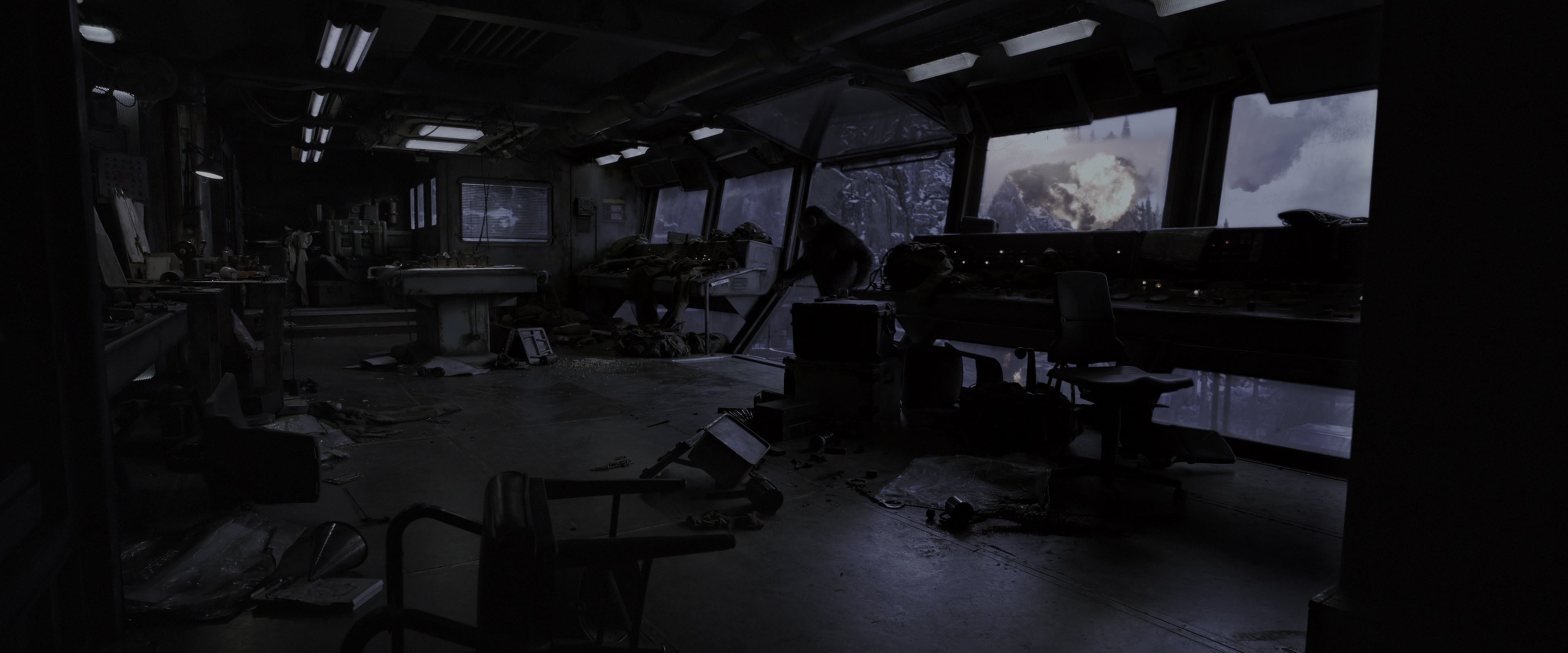 War for the Planet of the Apes (2017), wide, 2.40:1 — film still