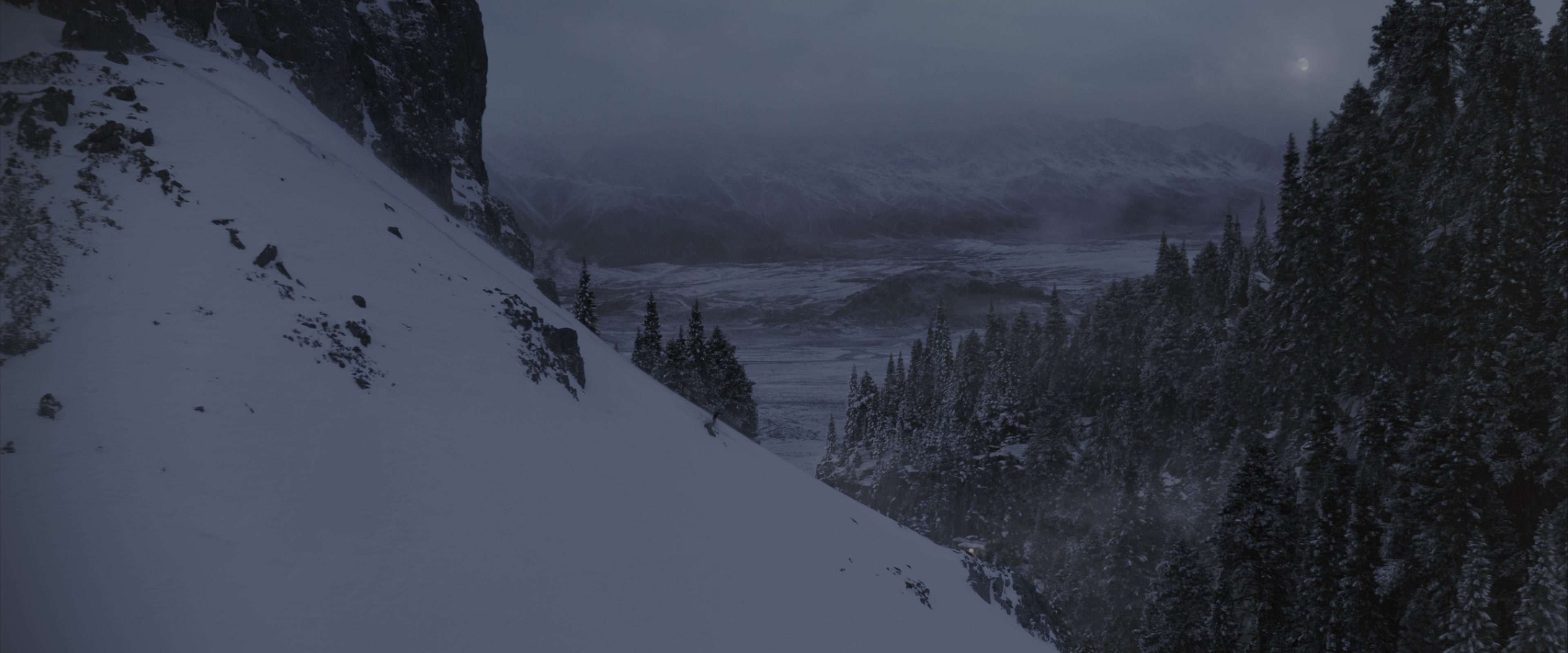 War for the Planet of the Apes (2017), wide, 2.40:1 — film still
