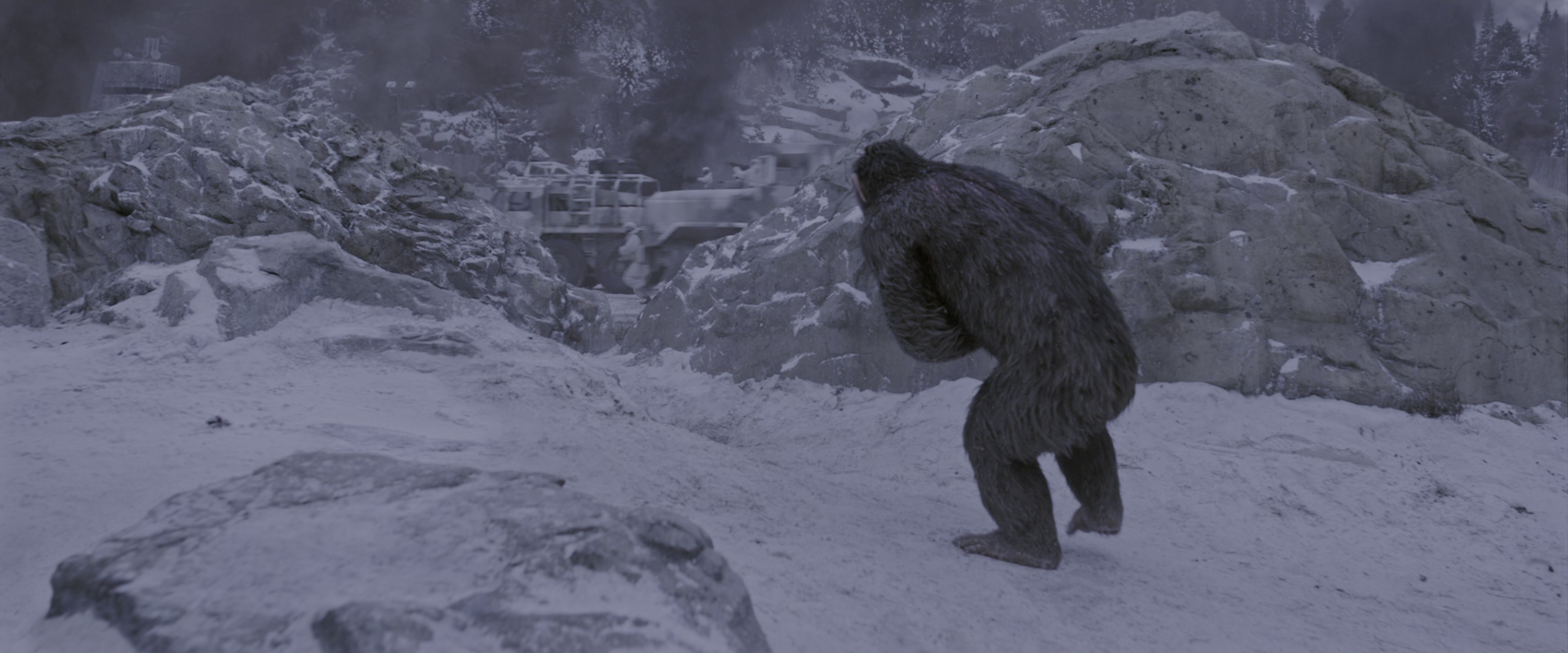 War for the Planet of the Apes (2017), wide, 2.40:1 — film still