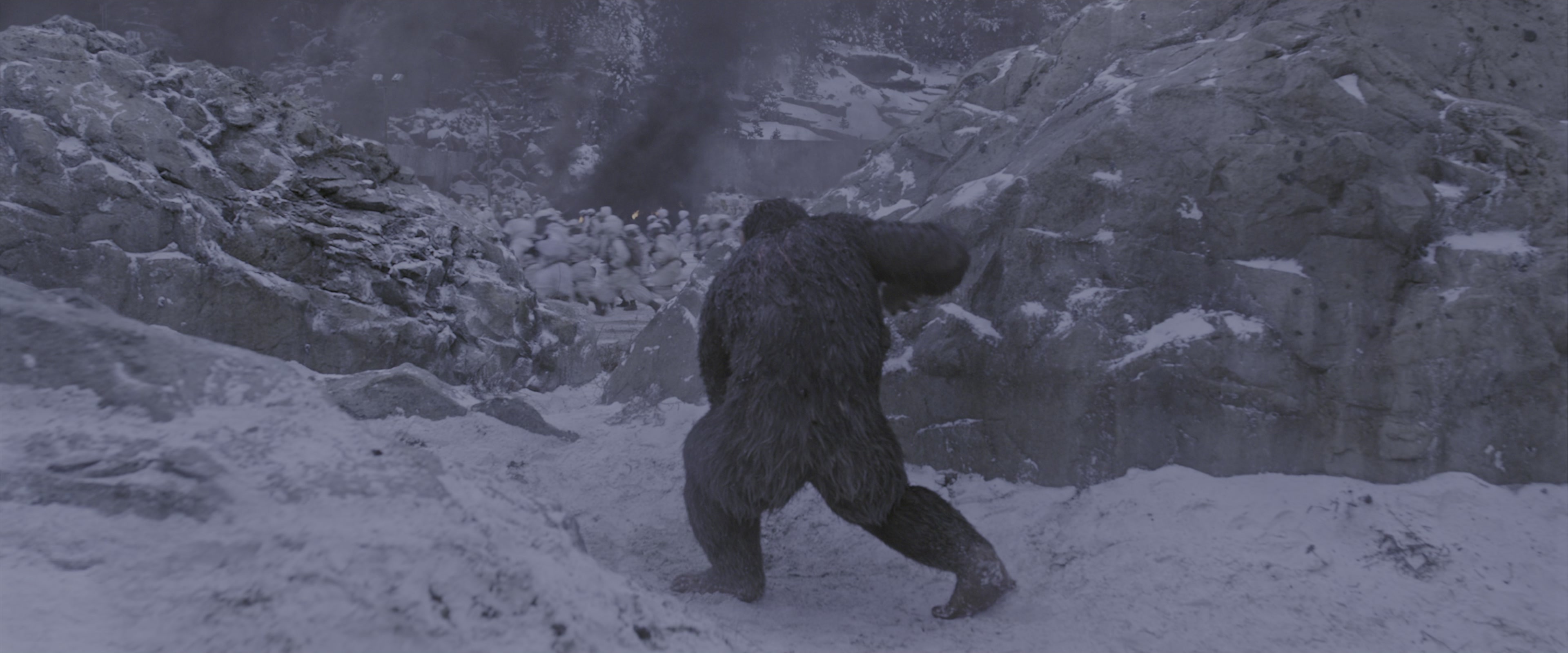 War for the Planet of the Apes (2017), wide, 2.40:1 — film still
