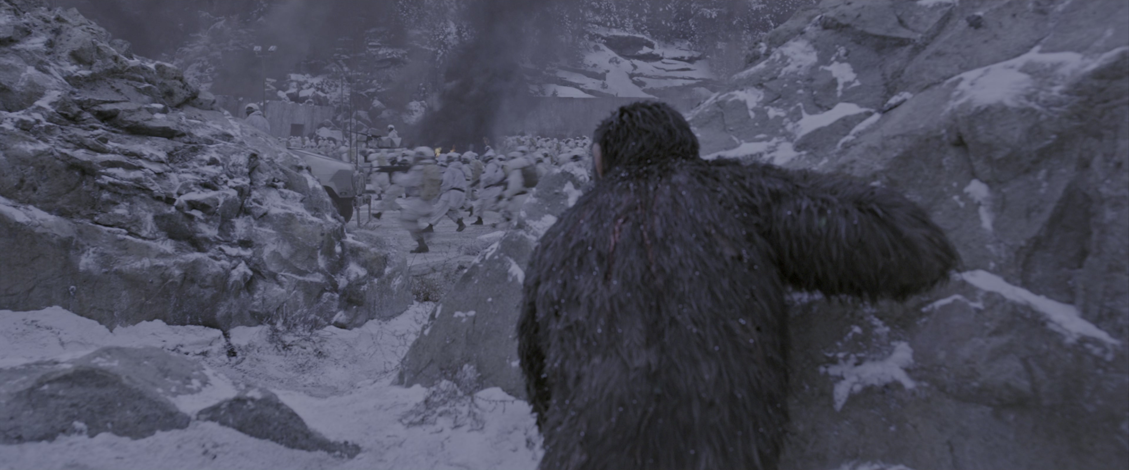 War for the Planet of the Apes (2017), wide, 2.40:1 — film still