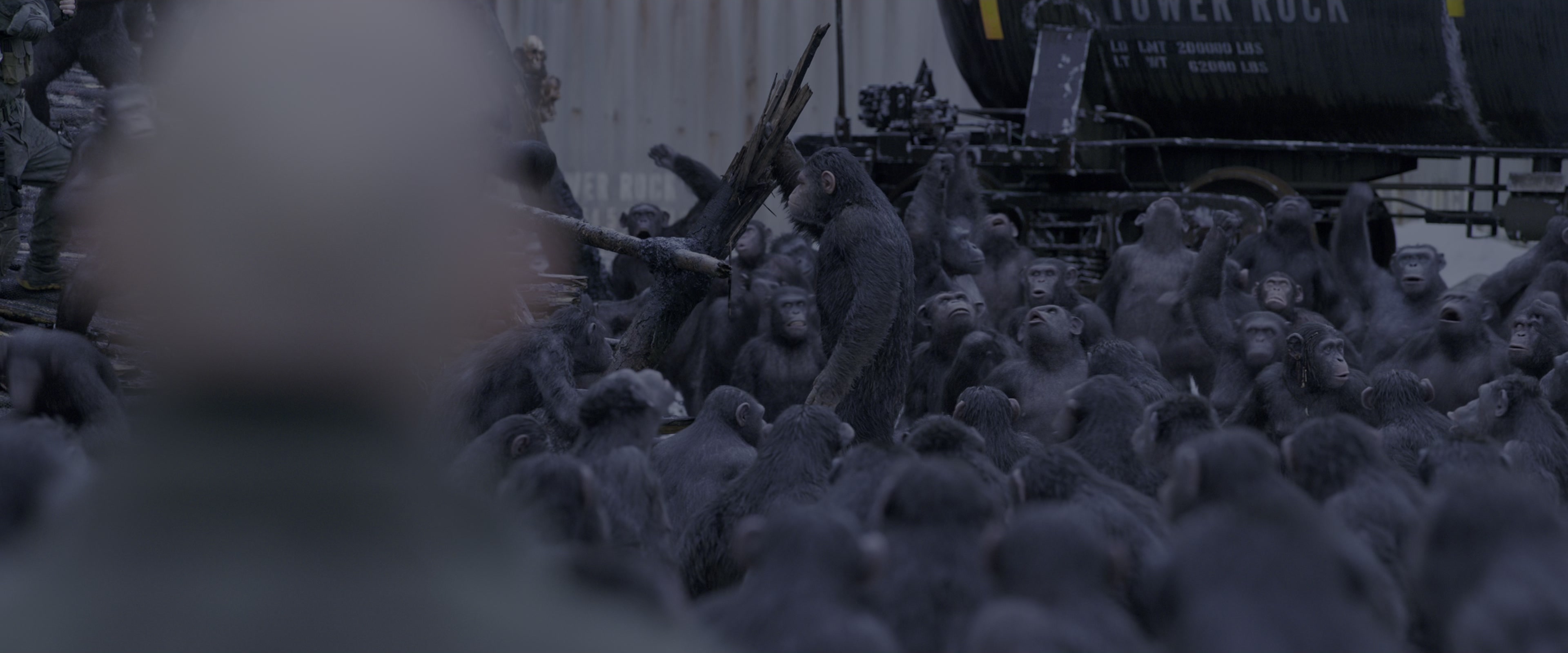 War for the Planet of the Apes (2017), wide, 2.40:1 — film still
