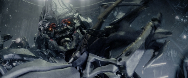 Wide shot frame from Transformers — hand, person